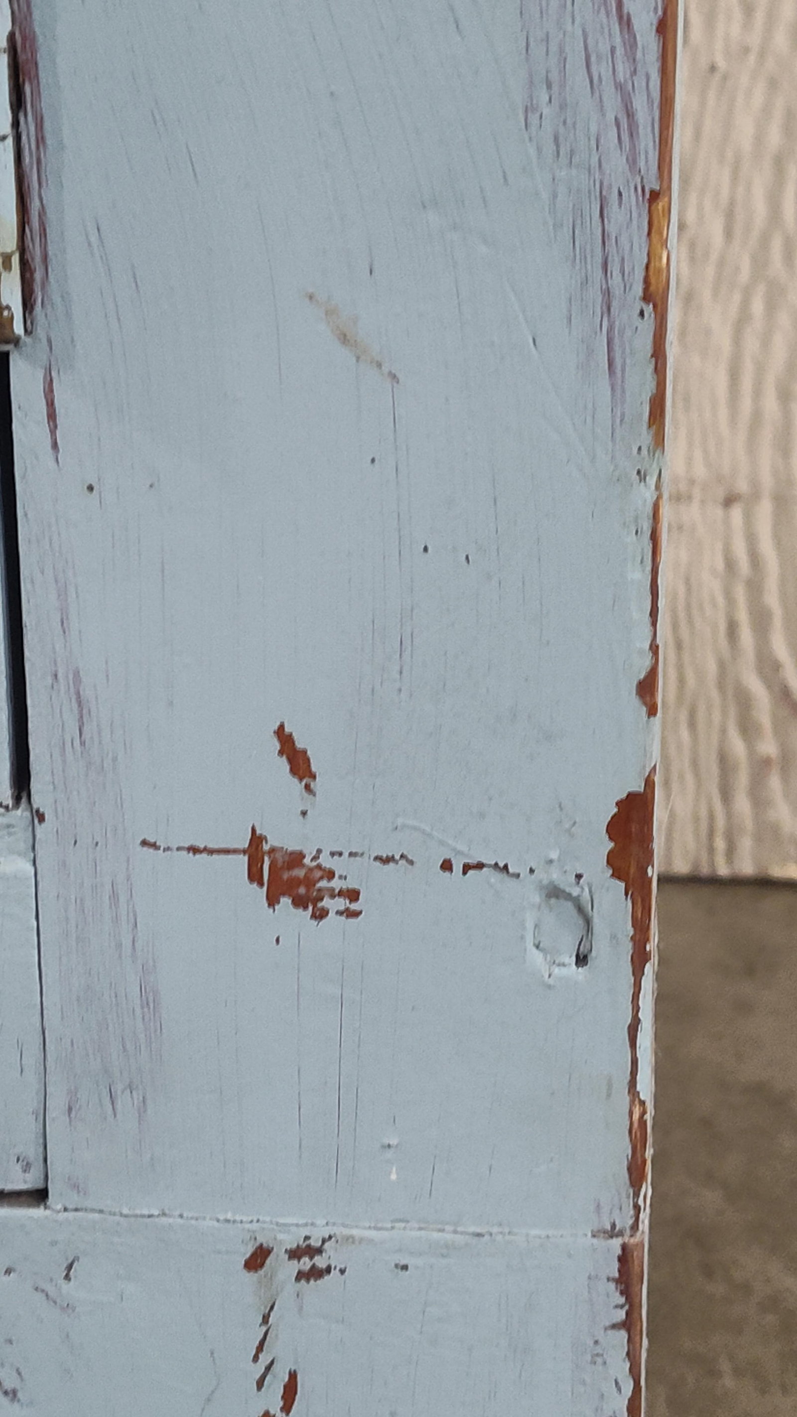 Primitive painted washstand - 6