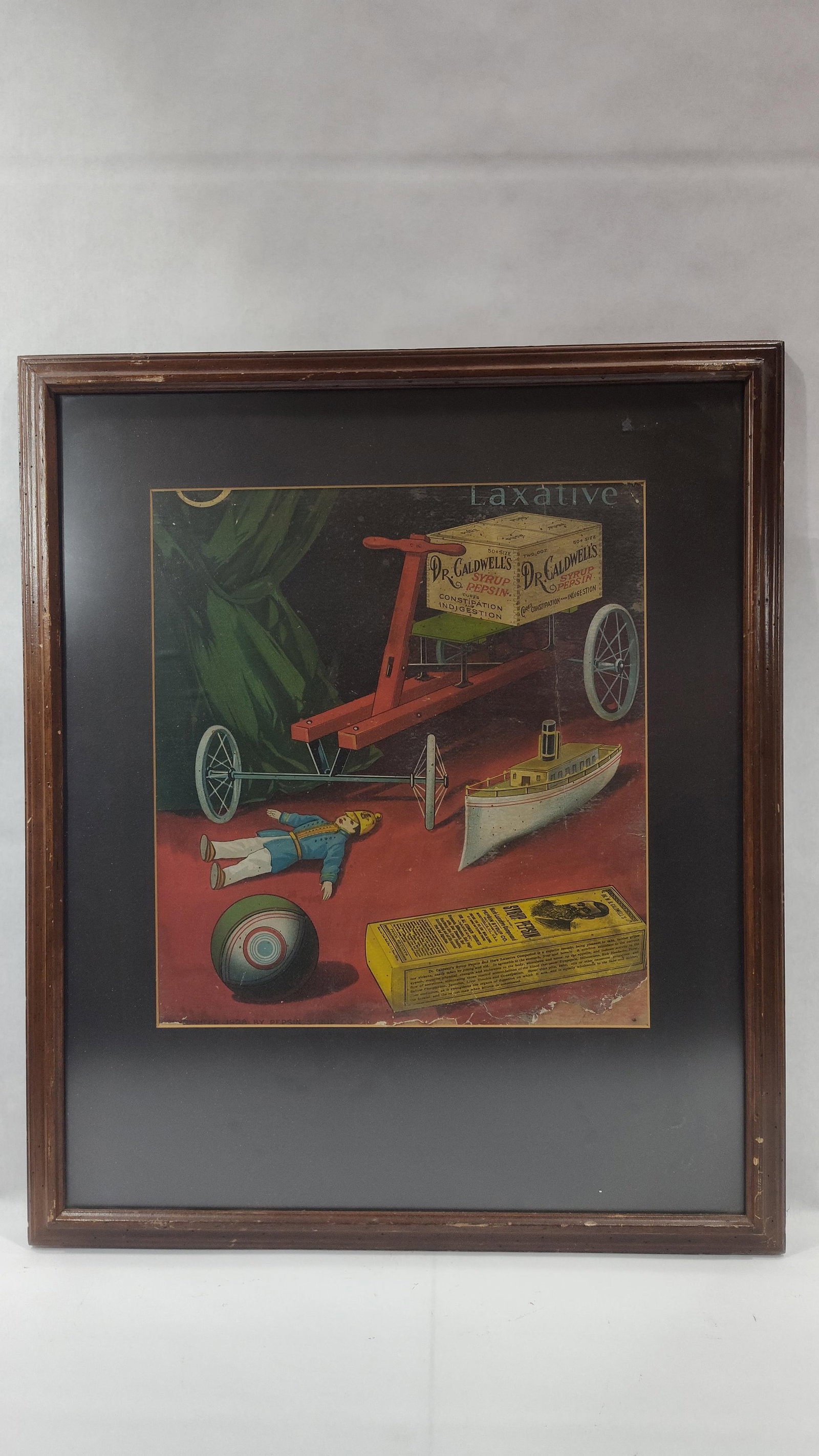 Dr. Caldwell's framed cardboard Litho (1 of 6)