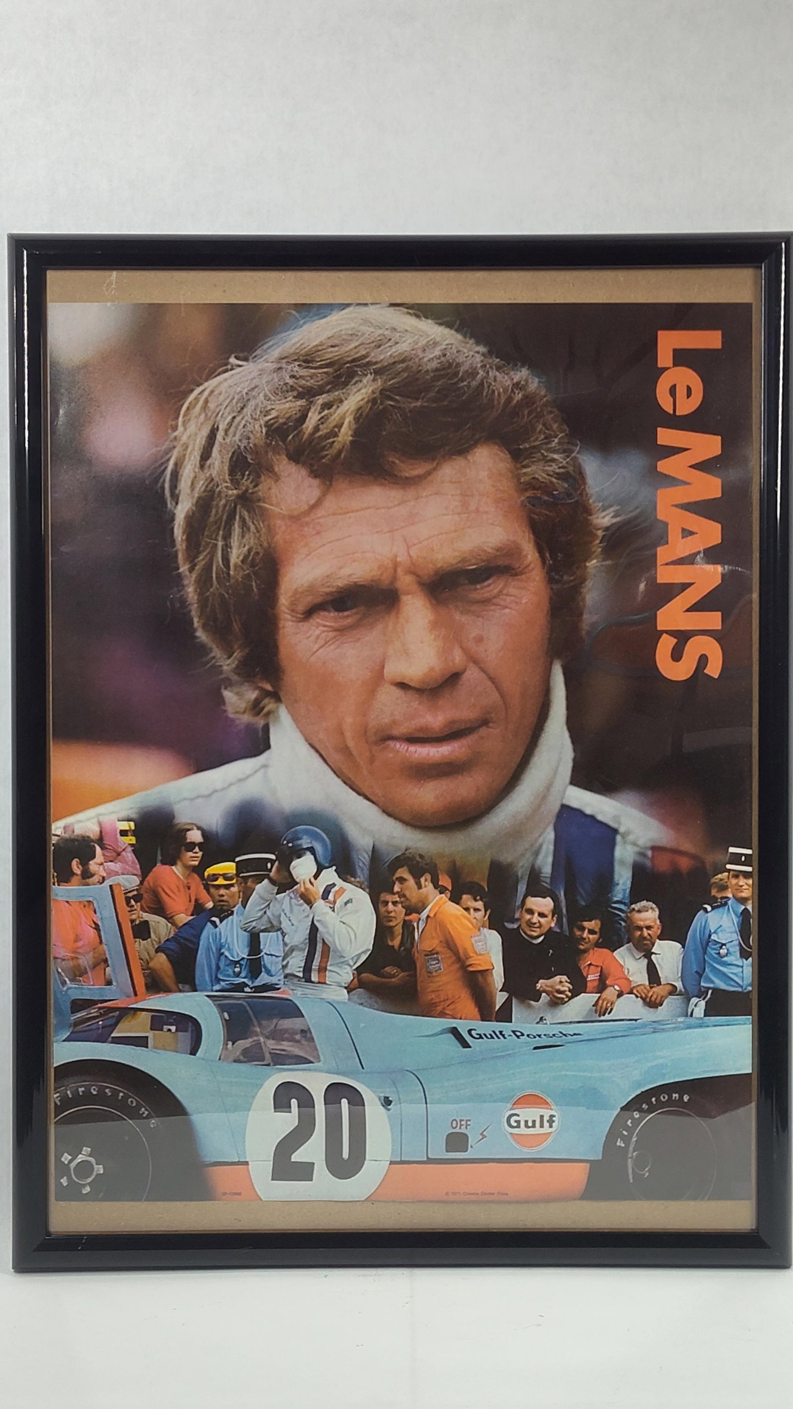 1971 Steve McQueen LeMans Cinema Poster (1 of 5)