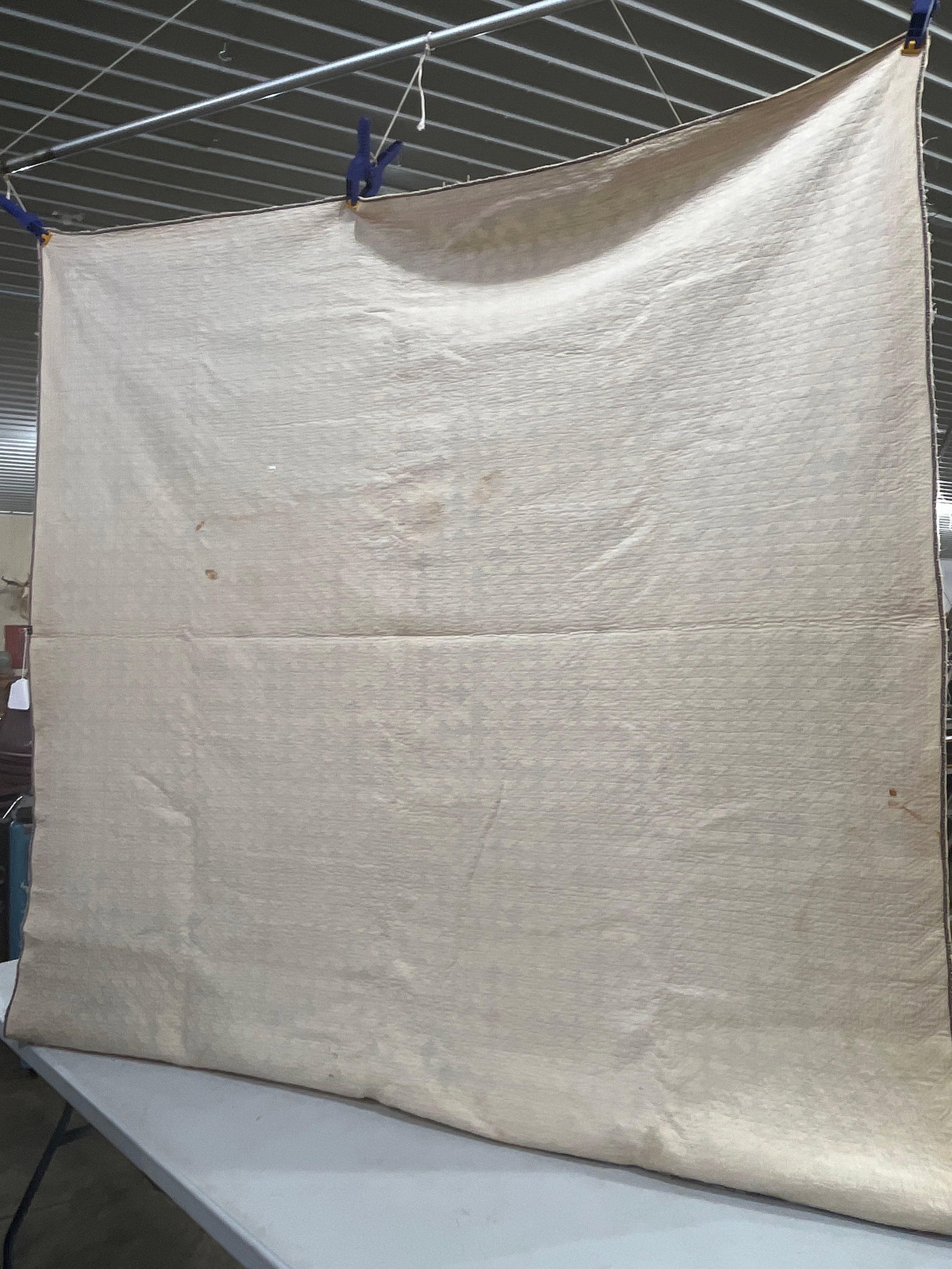 9 Patch Hand Stitched Quilt - 5