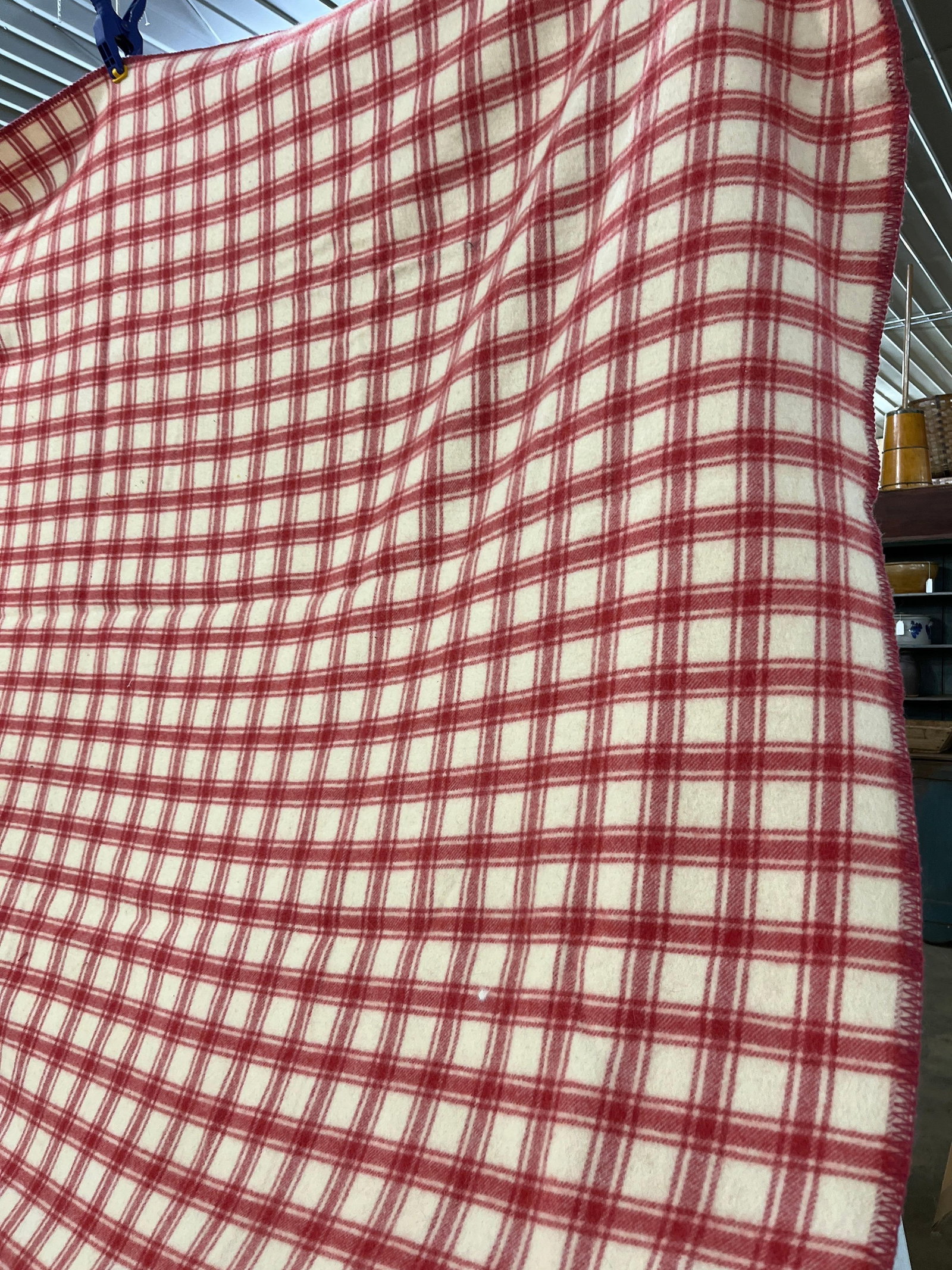 Lindsey Woolsy Gingham Coverlet - 4