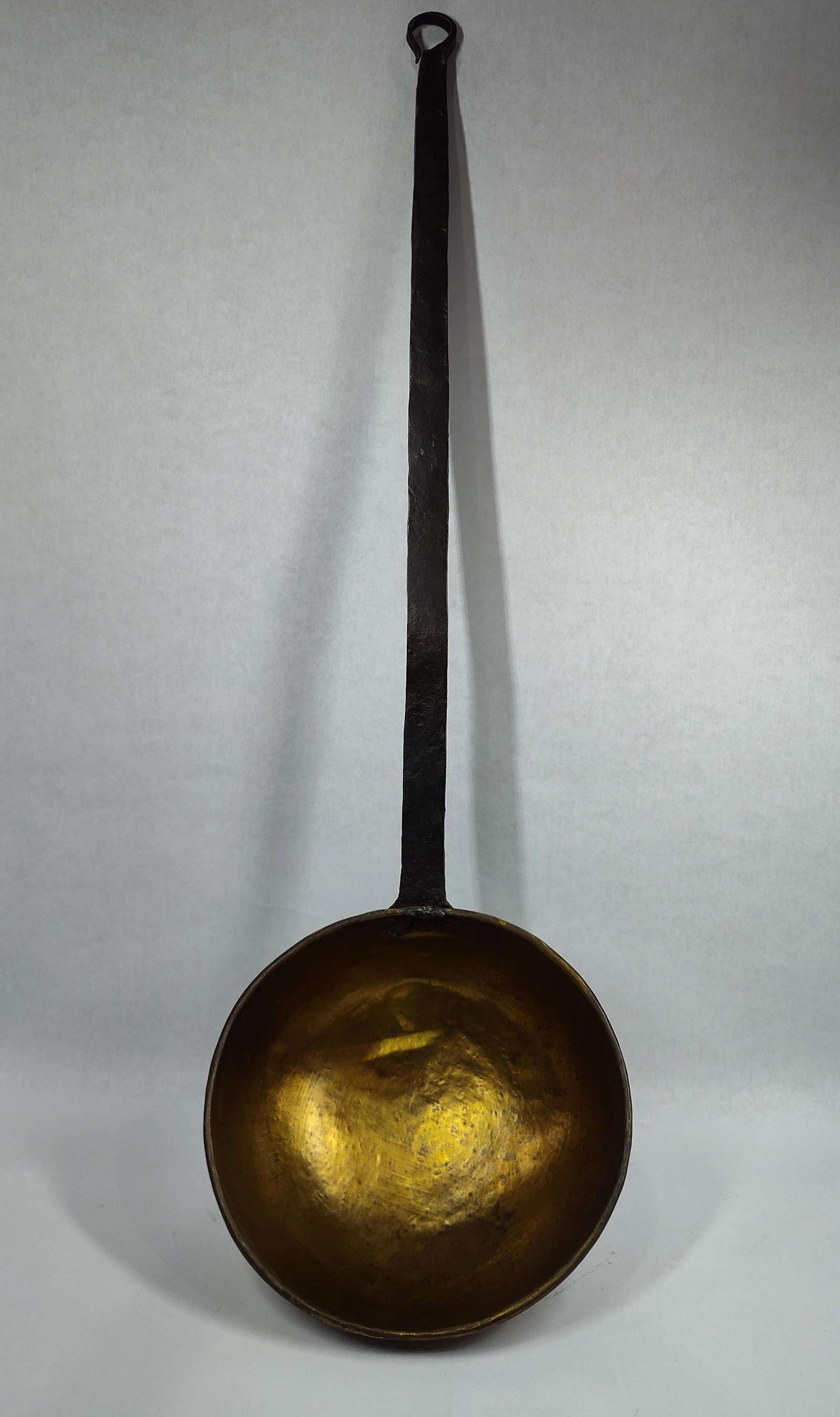 Oversized Brass and Iron Ladle (1 of 6)