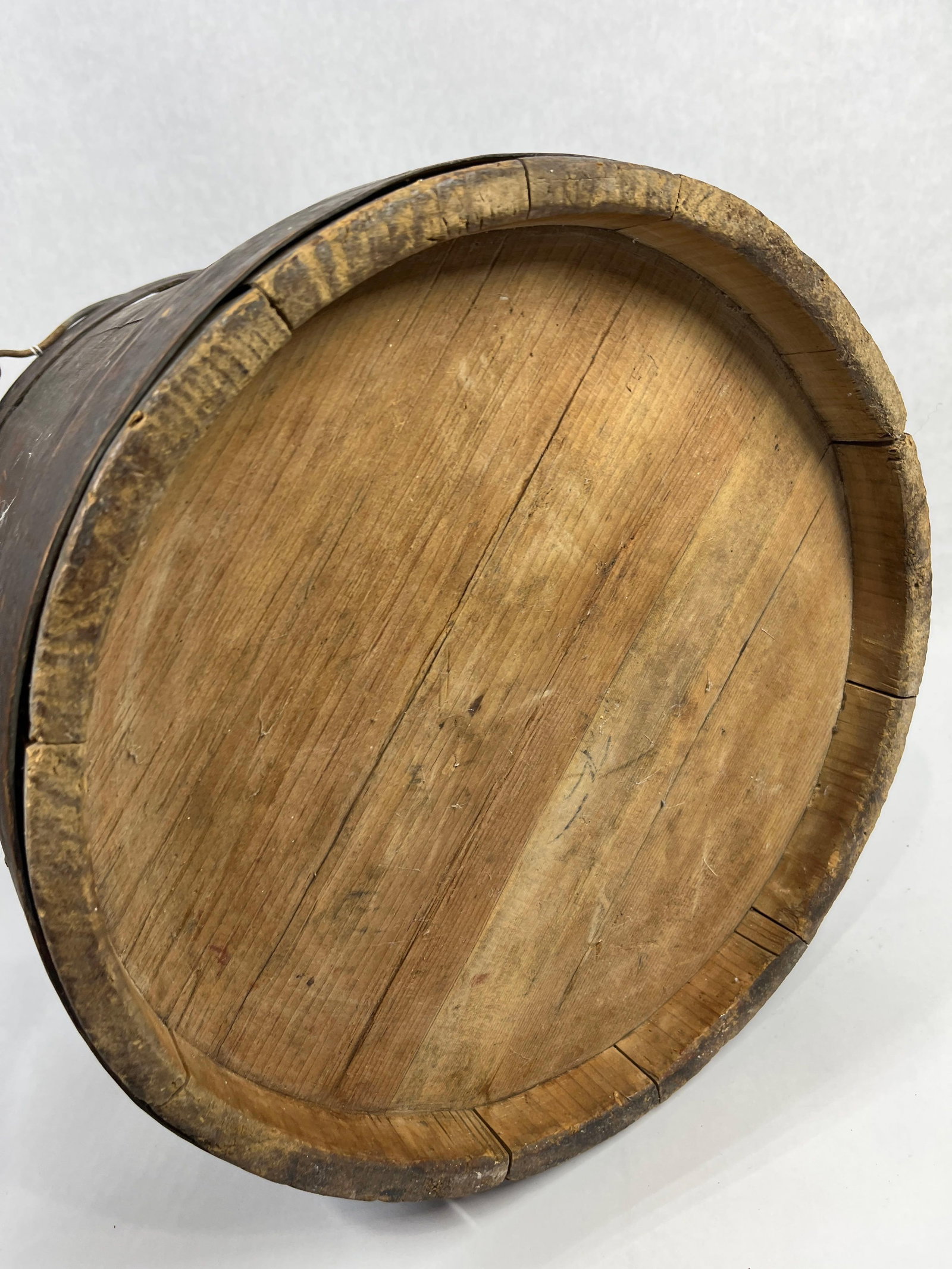 Primitive Stoved Well Bucket - 4