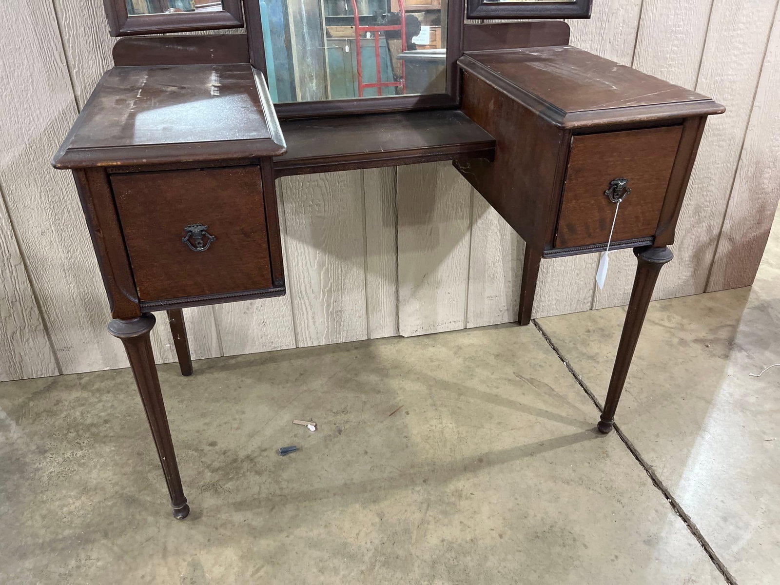 Two Piece Folding Mirror Vanity - 3