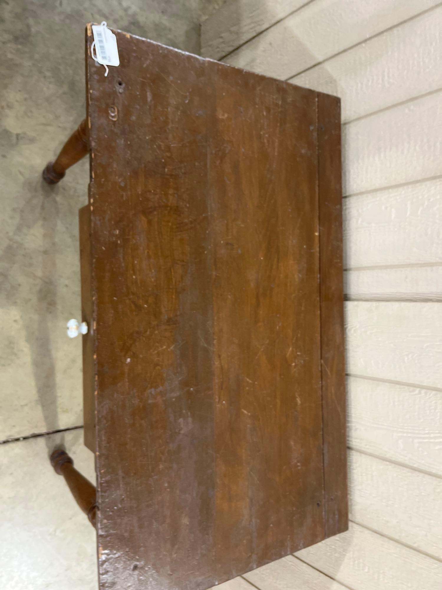 Farmhouse Painted One Drawer Table - 5