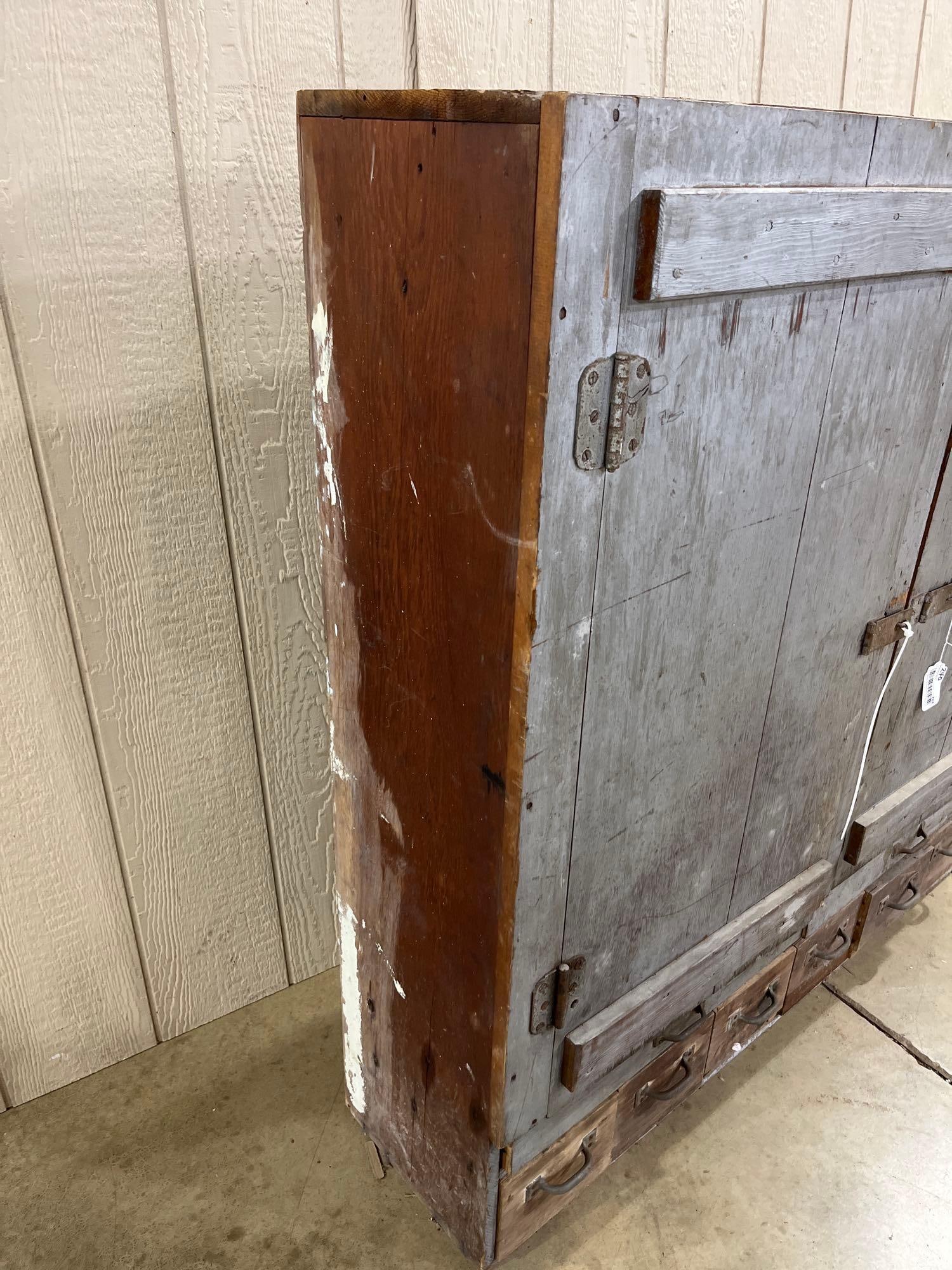 Unique 8 Drawer/ Two Door Cabinet - 4