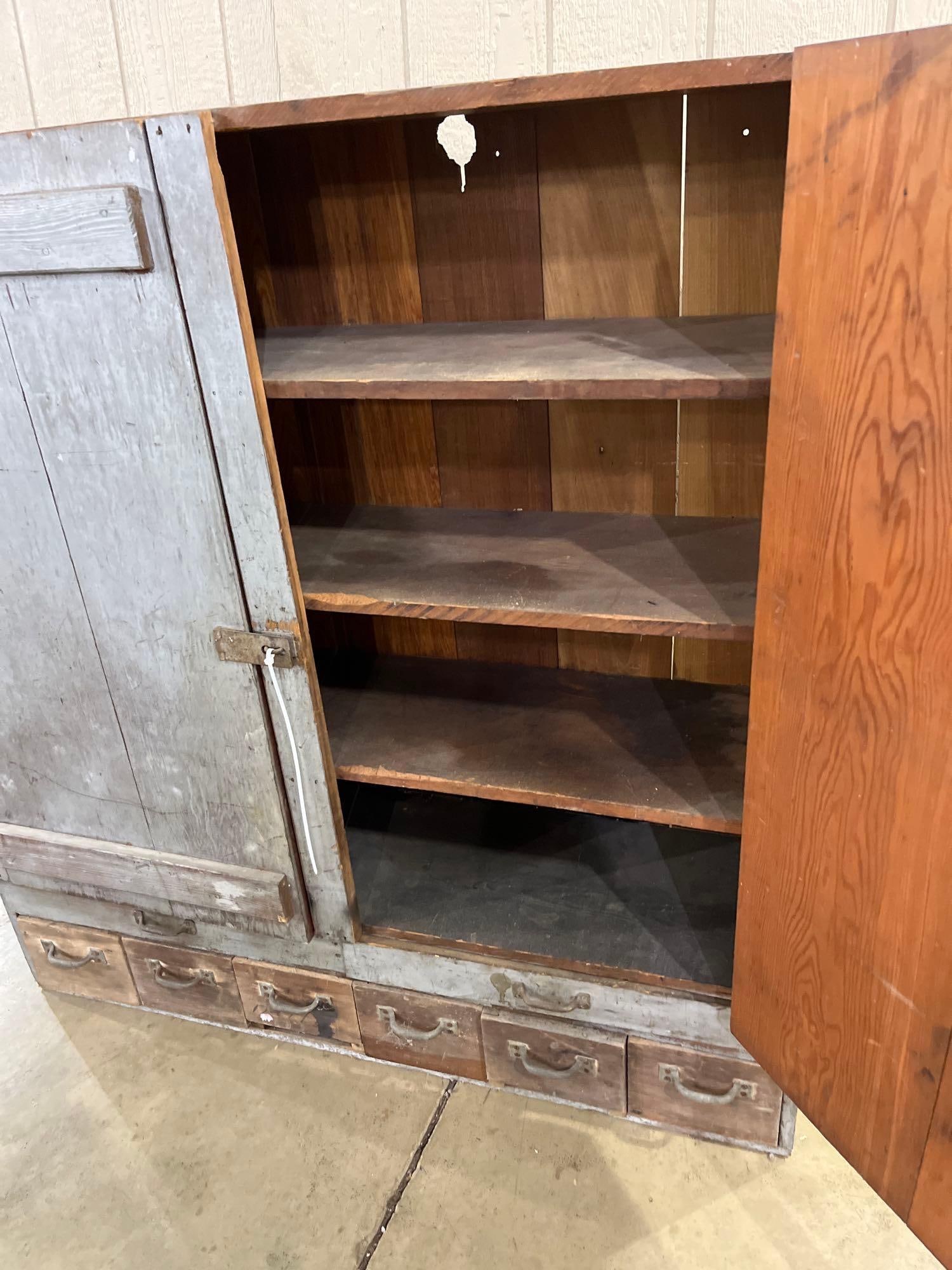 Unique 8 Drawer/ Two Door Cabinet - 5