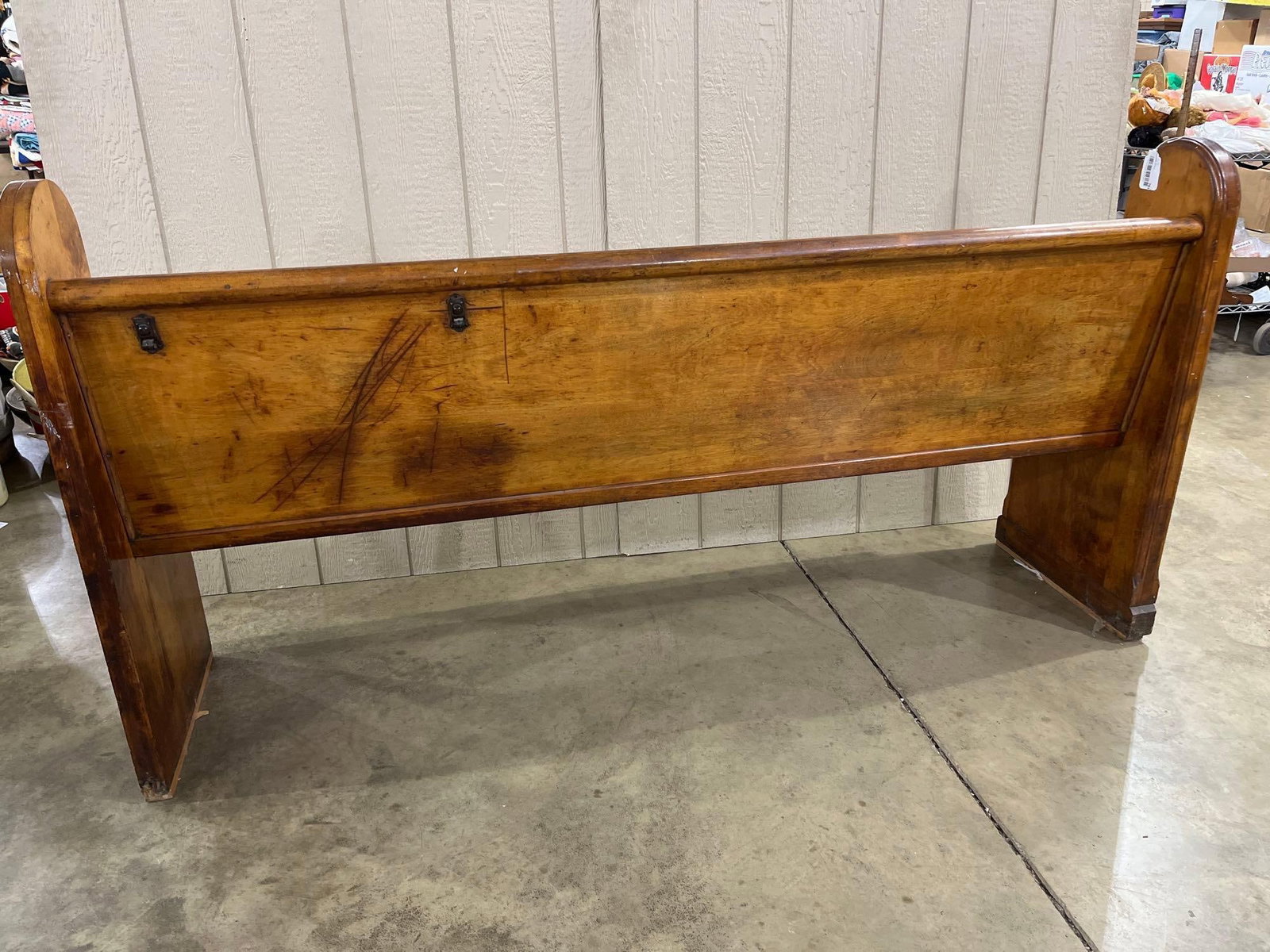 6 Ft Oak Pew - 4