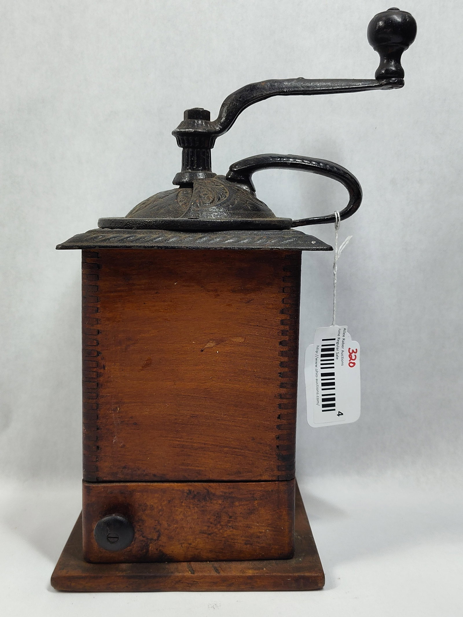 Antique Box-Style Manual Coffee Grinder Attributed to Imperial Arcade (1 of 6)