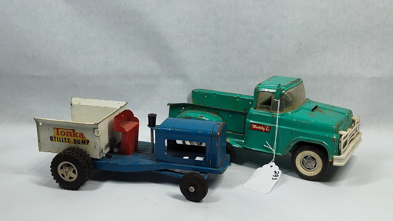 TwoPressed Steel Toy Trucks by Buddy L and Tonka (1 of 7)