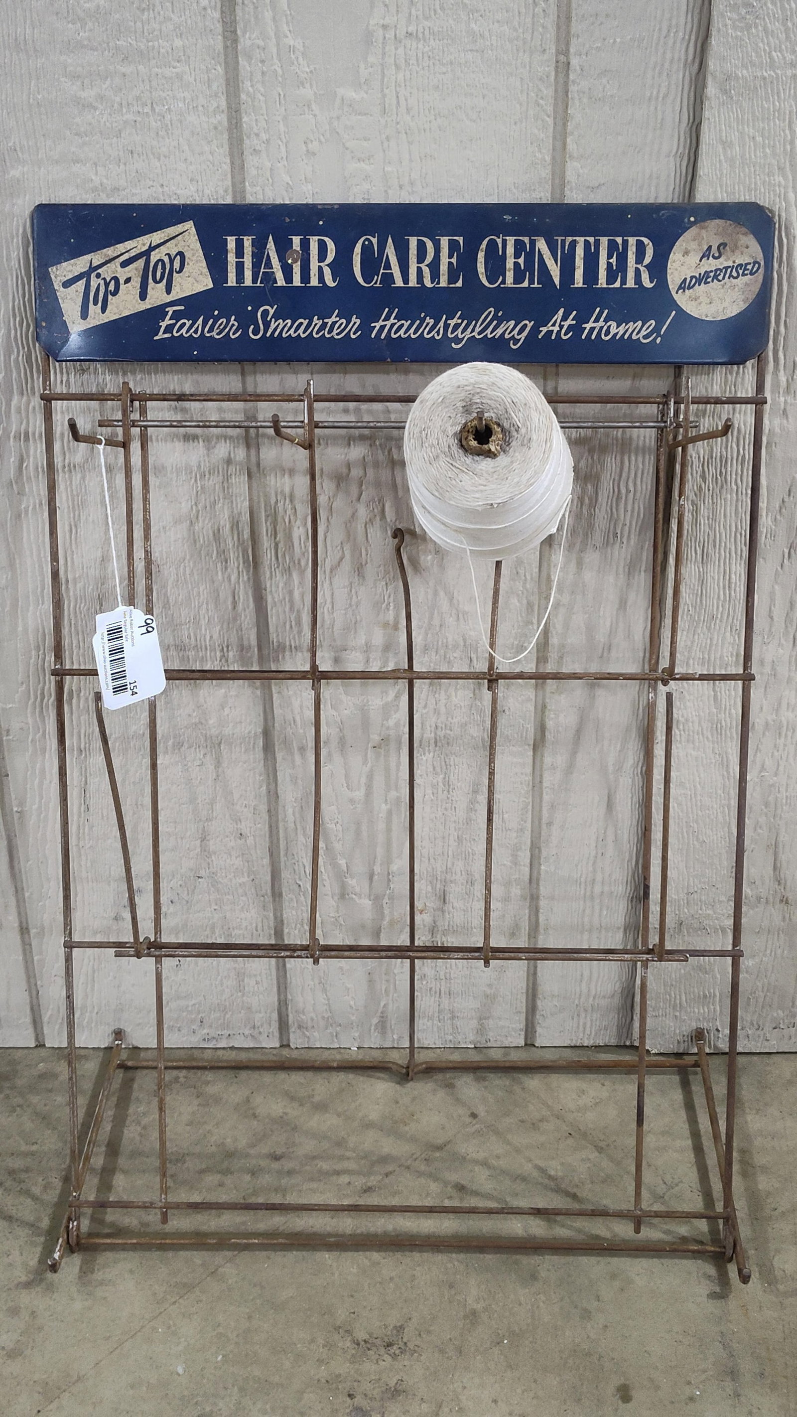 Tip-Top Hair Care Center Wire Countertop Advertising Display Rack (1 of 3)