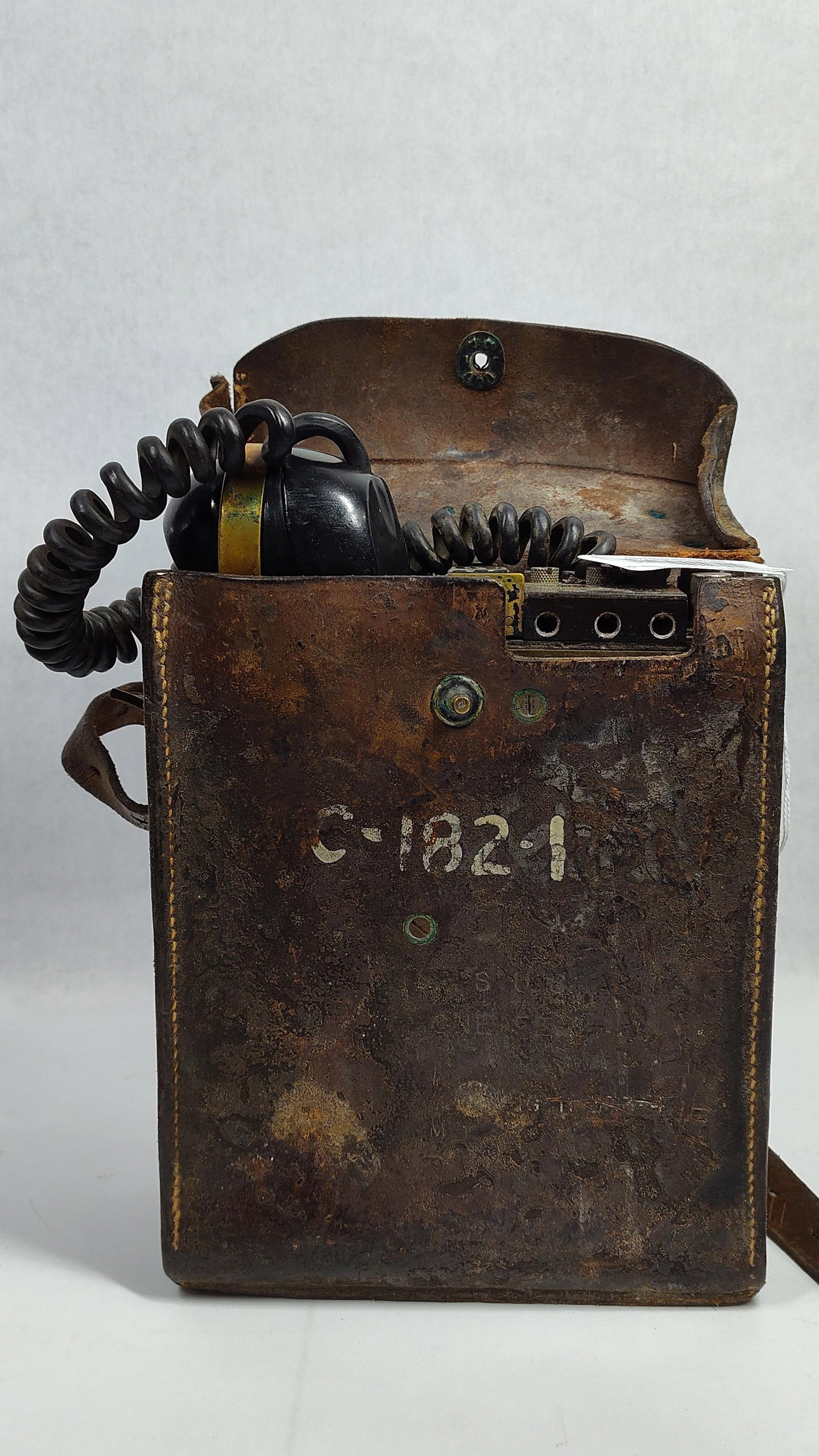 WWII U.S. Army Signal Corps EE-8-B Field Telephone (1 of 5)