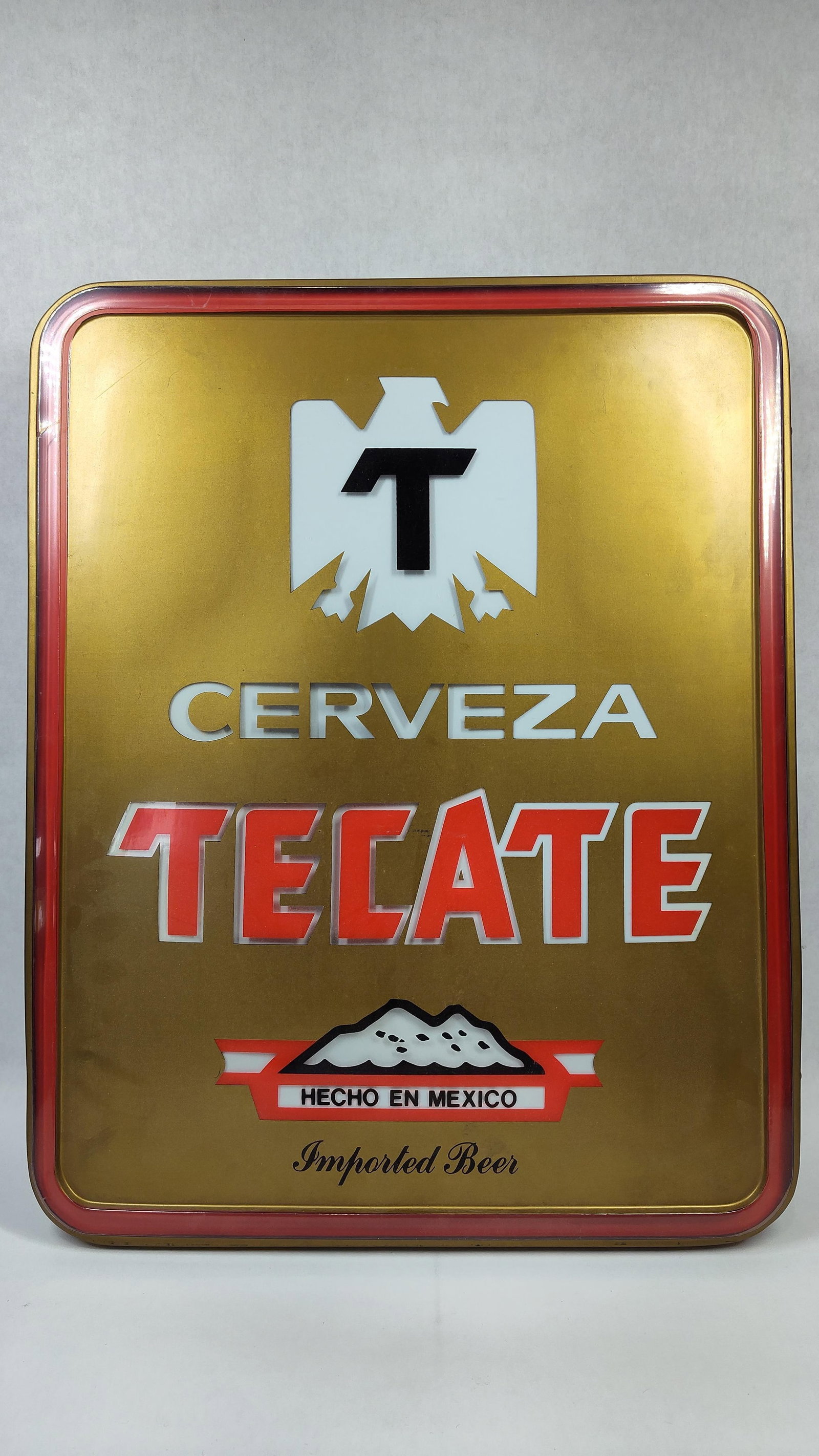 Mirro-Products Company Tecate Cerveza Illuminated Beer Sign (1 of 4)