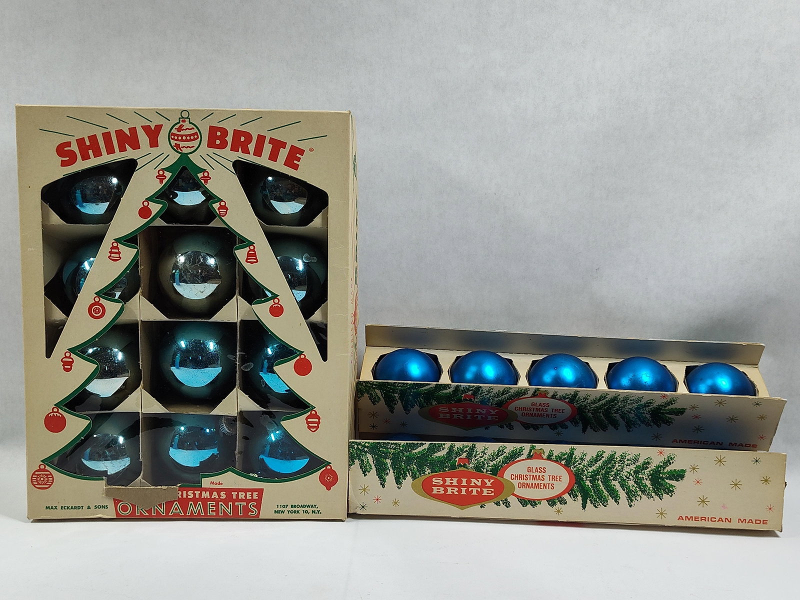 Shiny Brite Glass Christmas Tree Ornaments in Original Packaging (1 of 3)