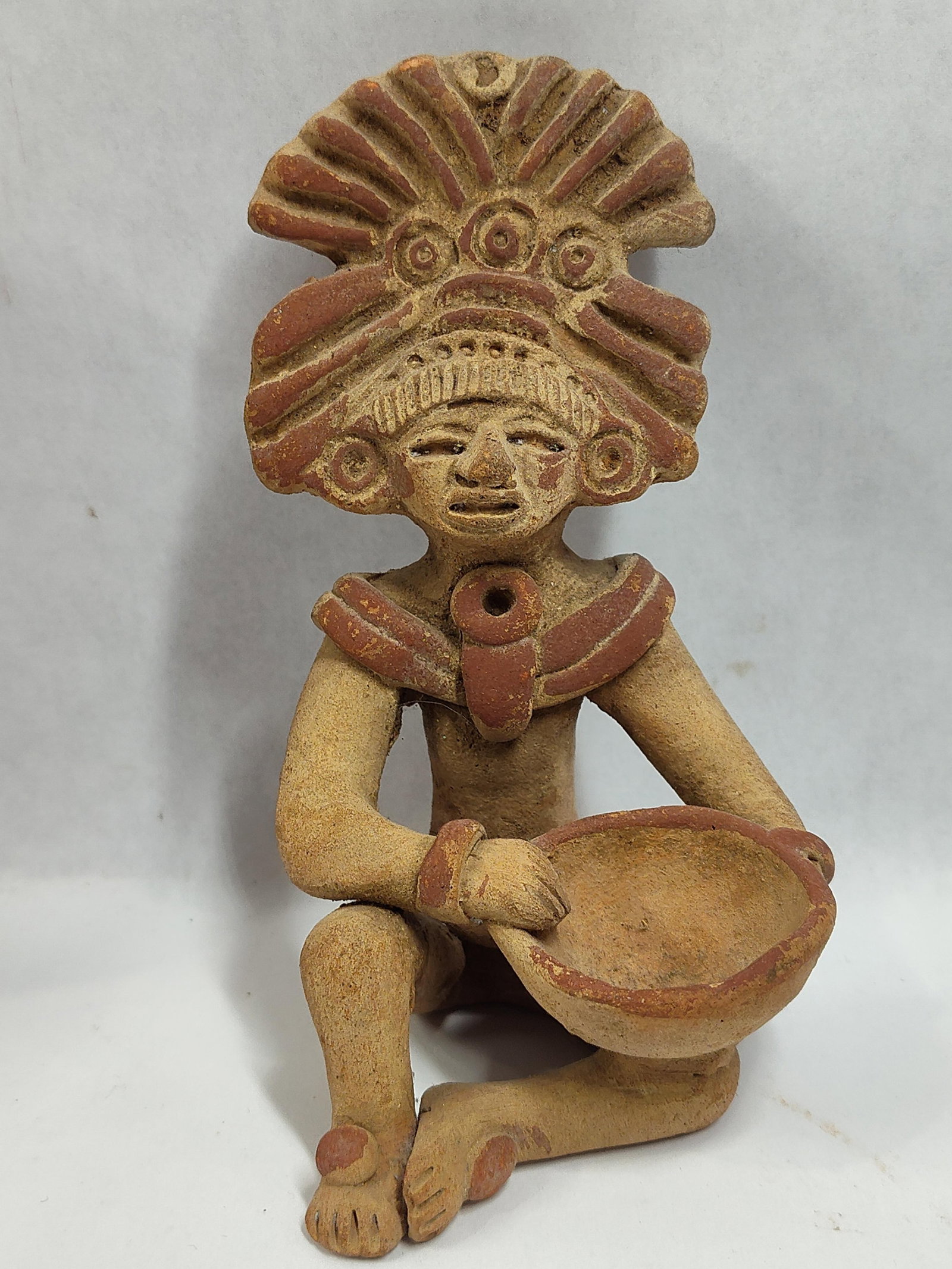 Two Pre-Columbian Style Ceramic Figurines - 5
