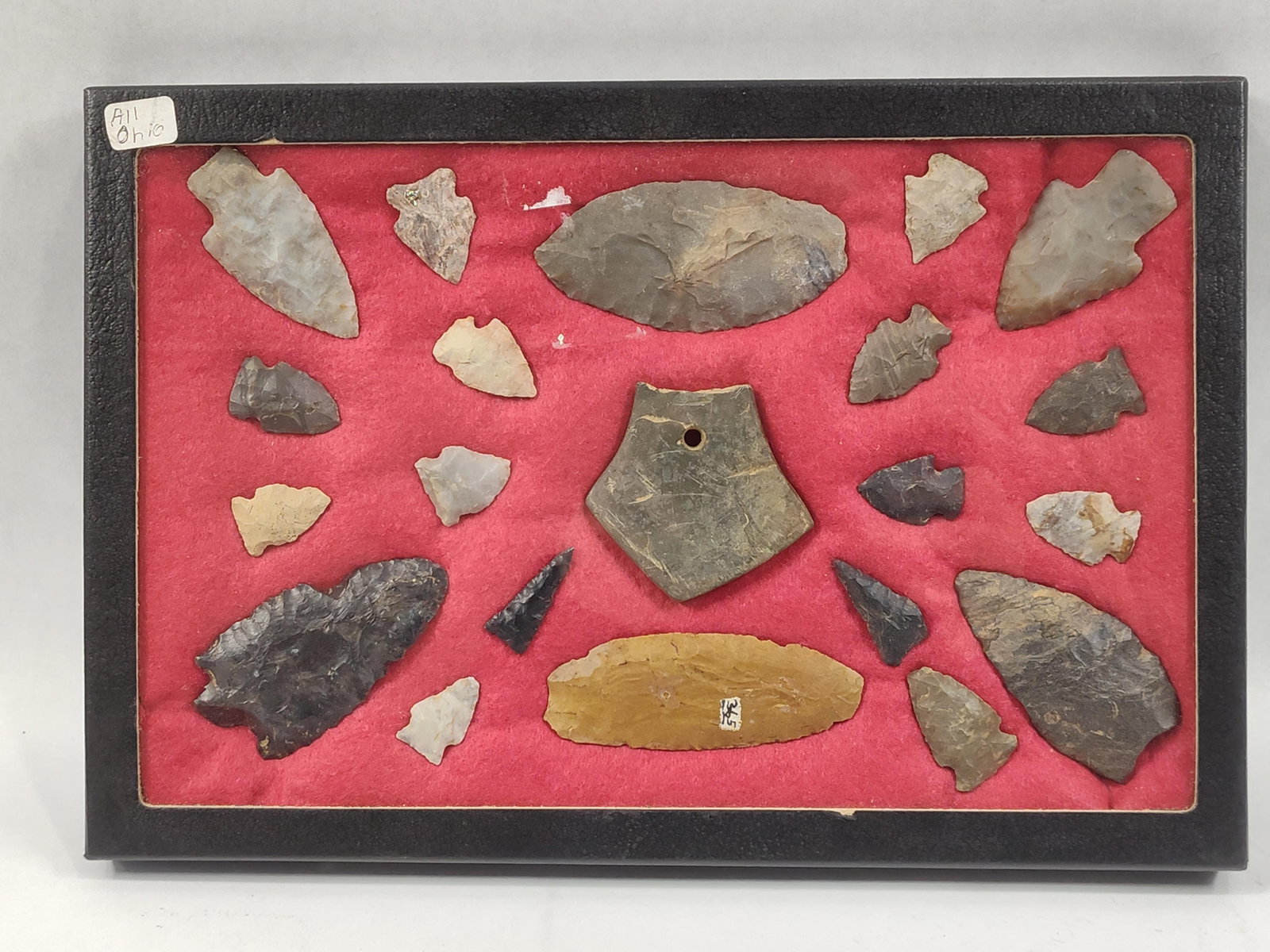 Nineteen Prehistoric Native American Stone Artifacts from Ohio (1 of 4)