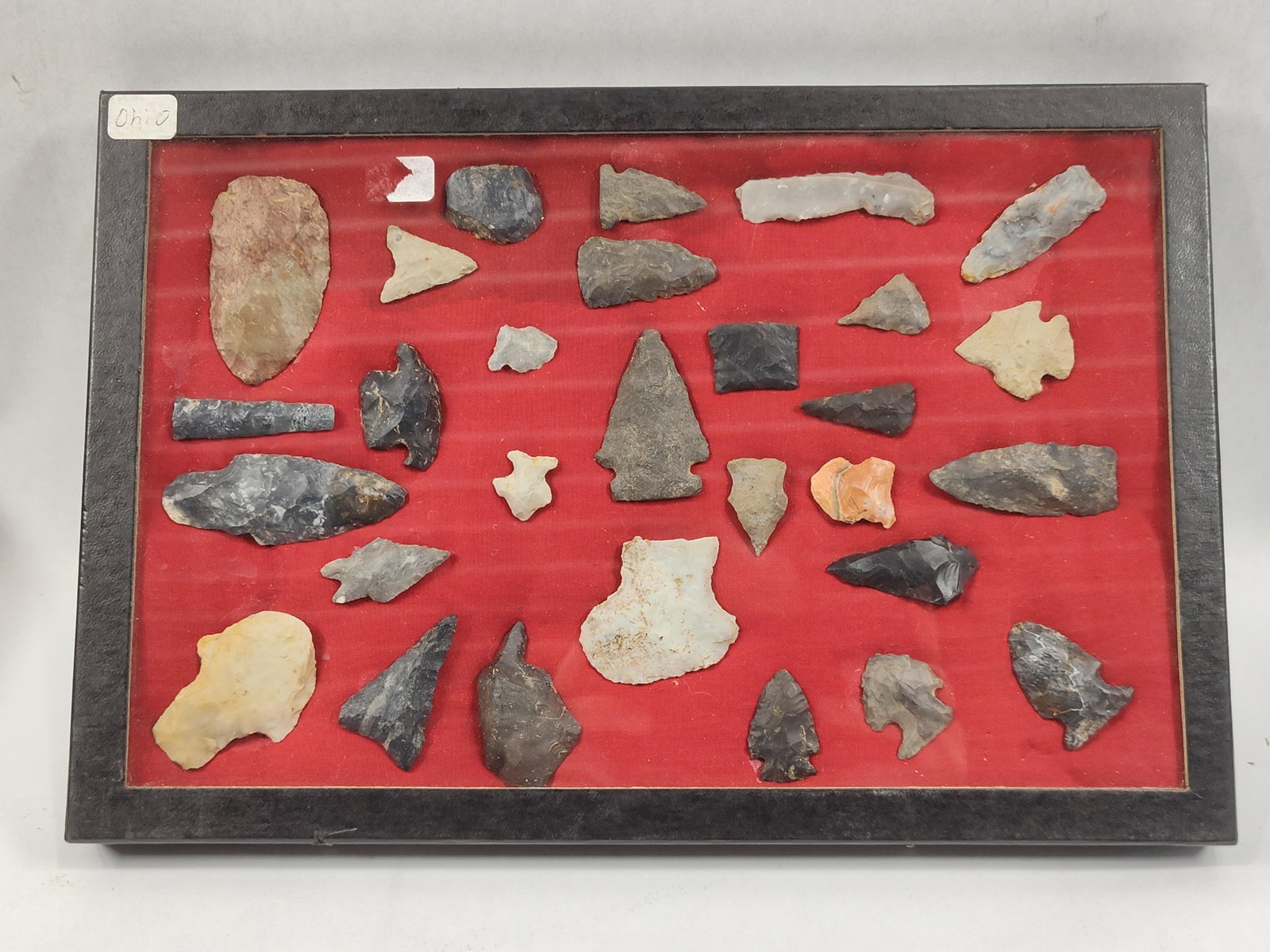 28 North American Indigenous Lithic Artifacts from Ohio (1 of 3)