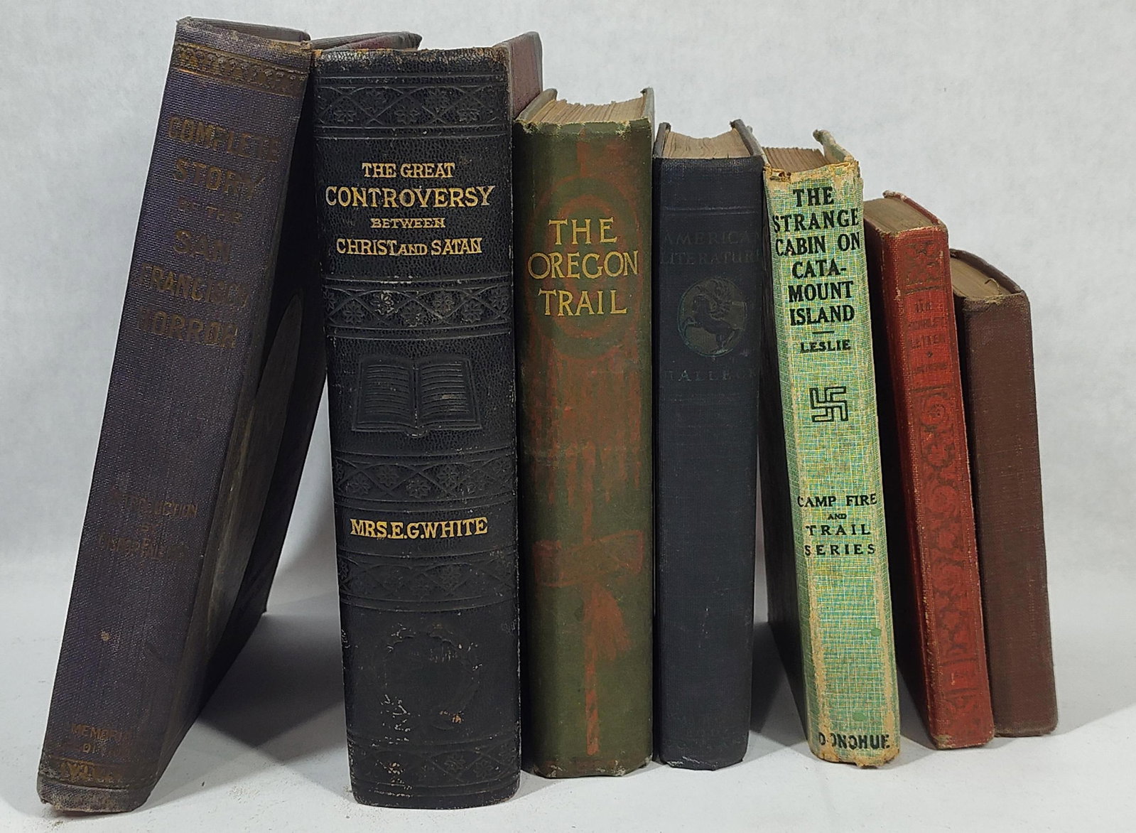 Antique Hardcover Books including Hawthorne, Parkman, and White, 1900-1911 (1 of 7)
