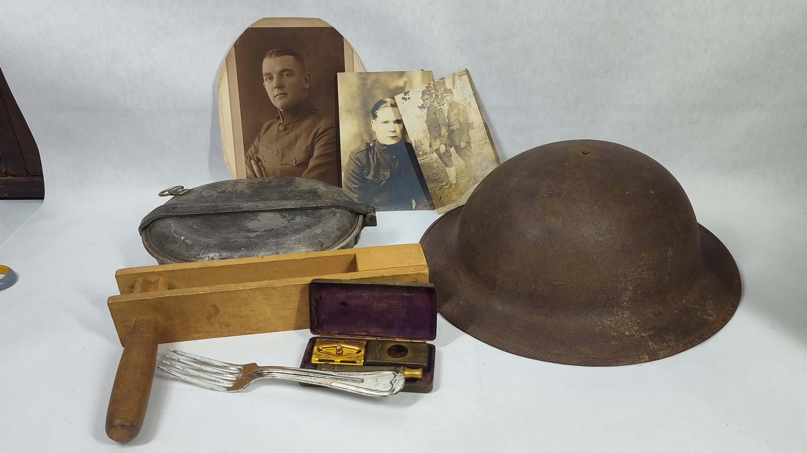 A Group of World War I United States Army Field Gear, Personal Effects, and Soldier Photographs (1 of 9)