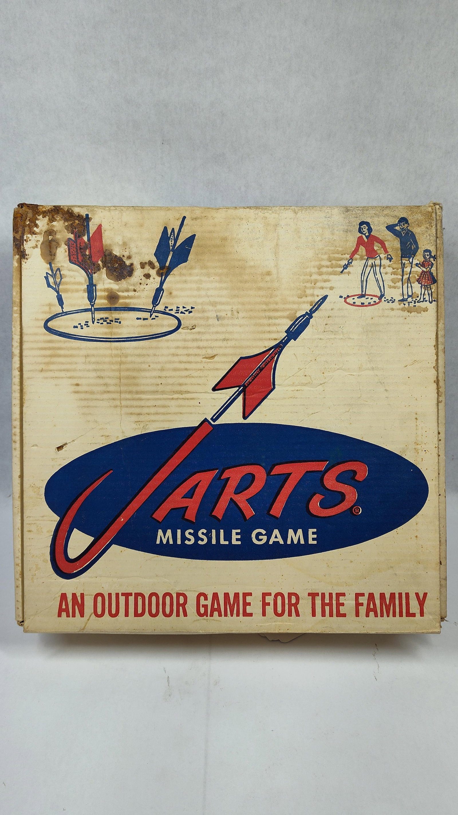 A Set ofJarts Missile Game Lawn Darts in Original Box (1 of 3)