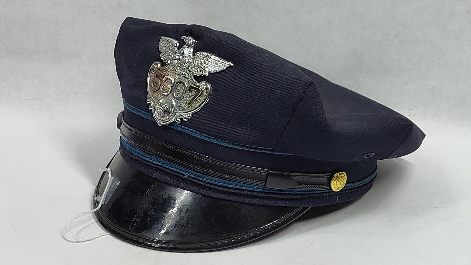 Ohio Uniforms Ltd. Inc. Law Enforcement Style Service Cap with Badge Number 5307 (1 of 5)