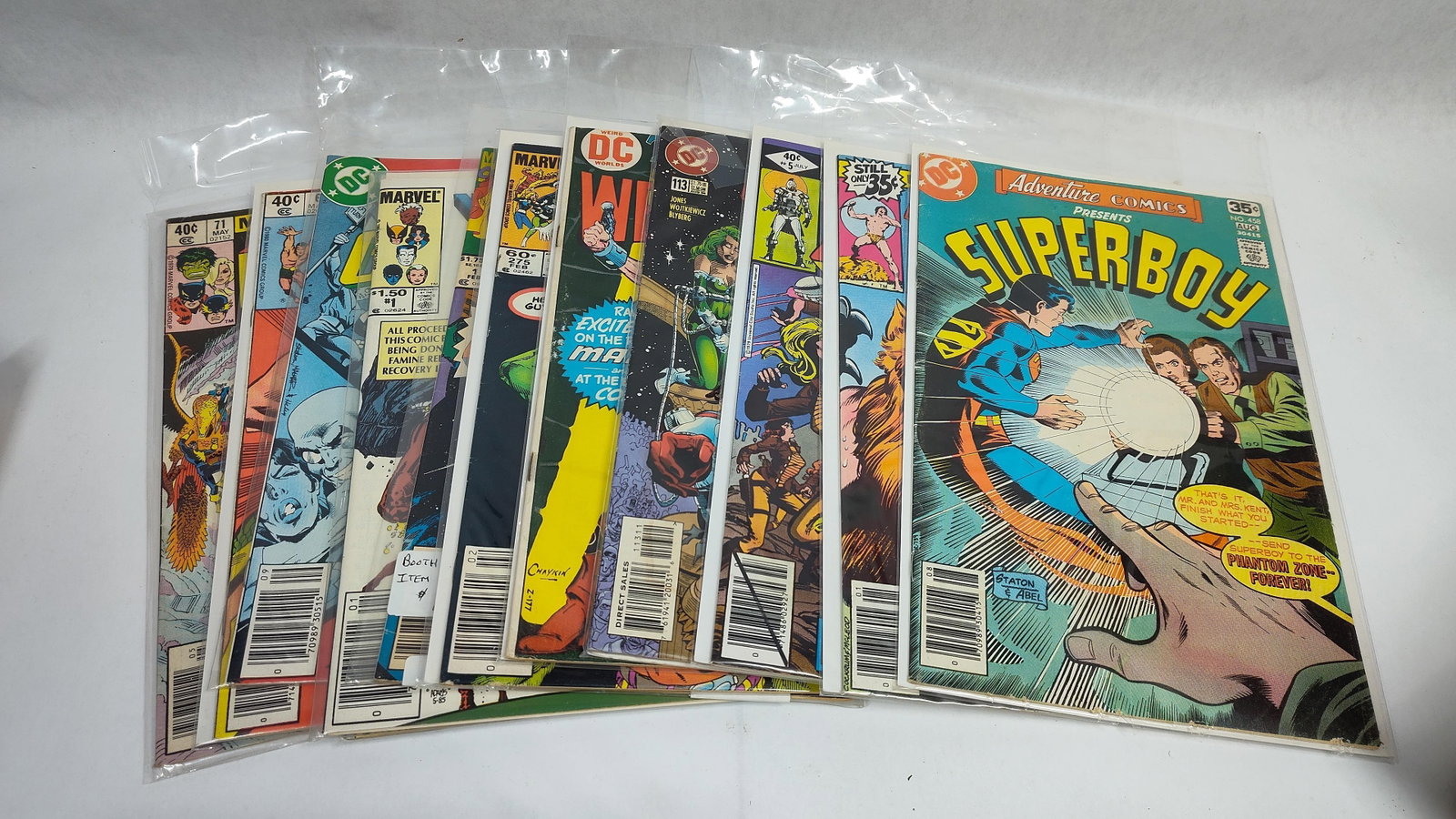 12 DC and Marvel Comic Books, 1970s-1990s (1 of 5)
