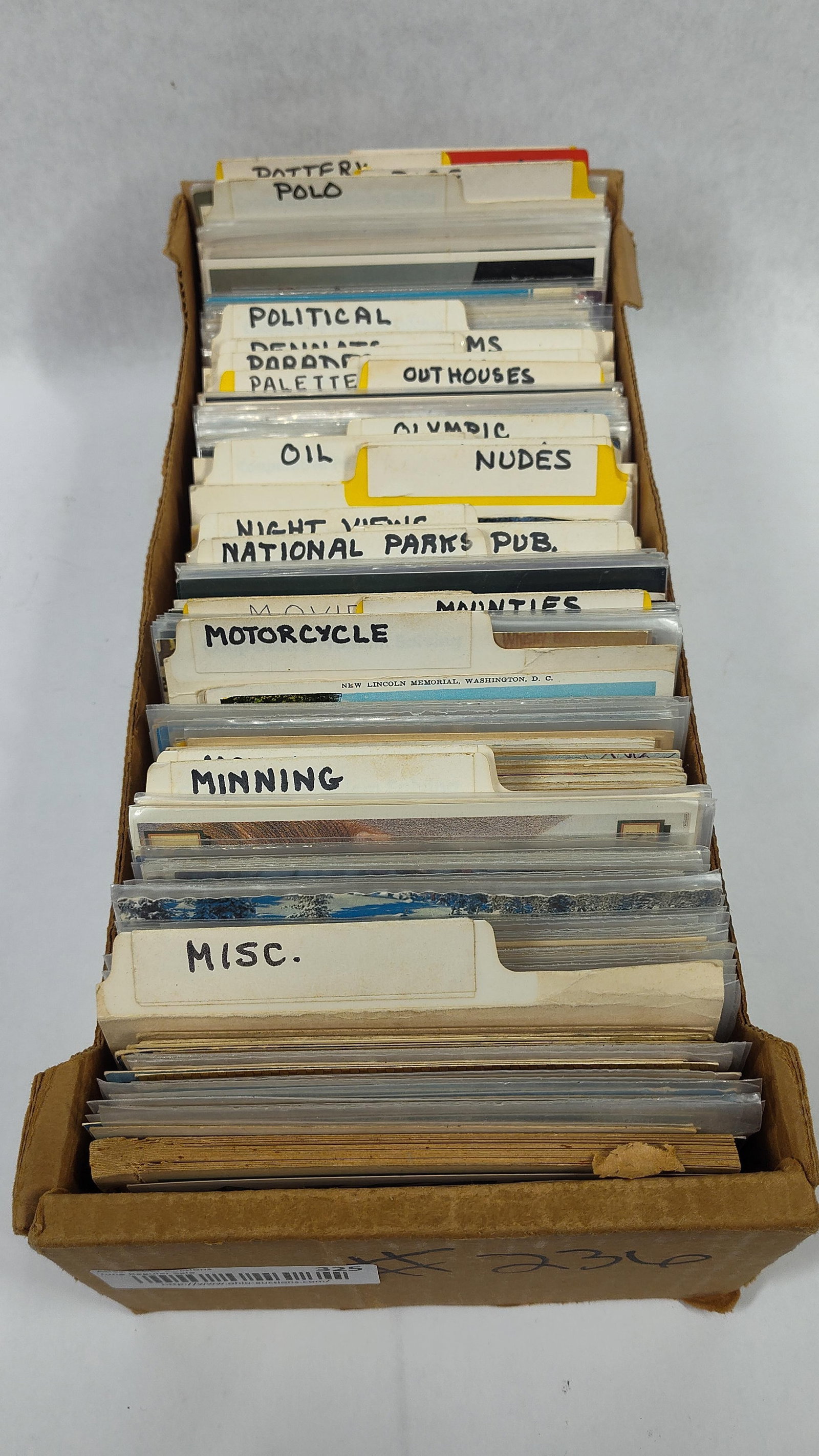 An Assortment ofand Modern Topical Postcards in Categorized Archive Box (1 of 2)