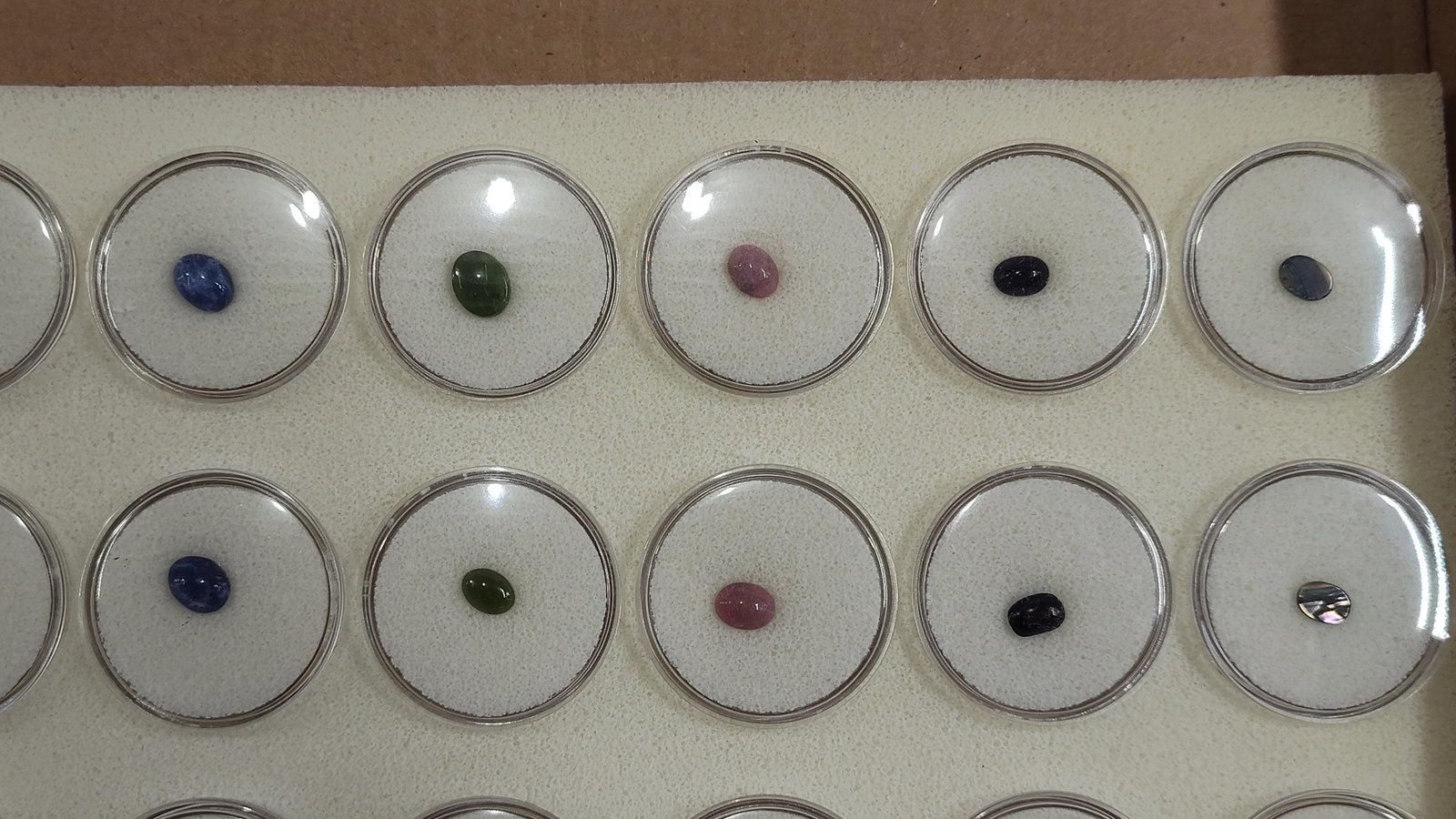 36 Loose Oval Gemstone Cabochons - 4