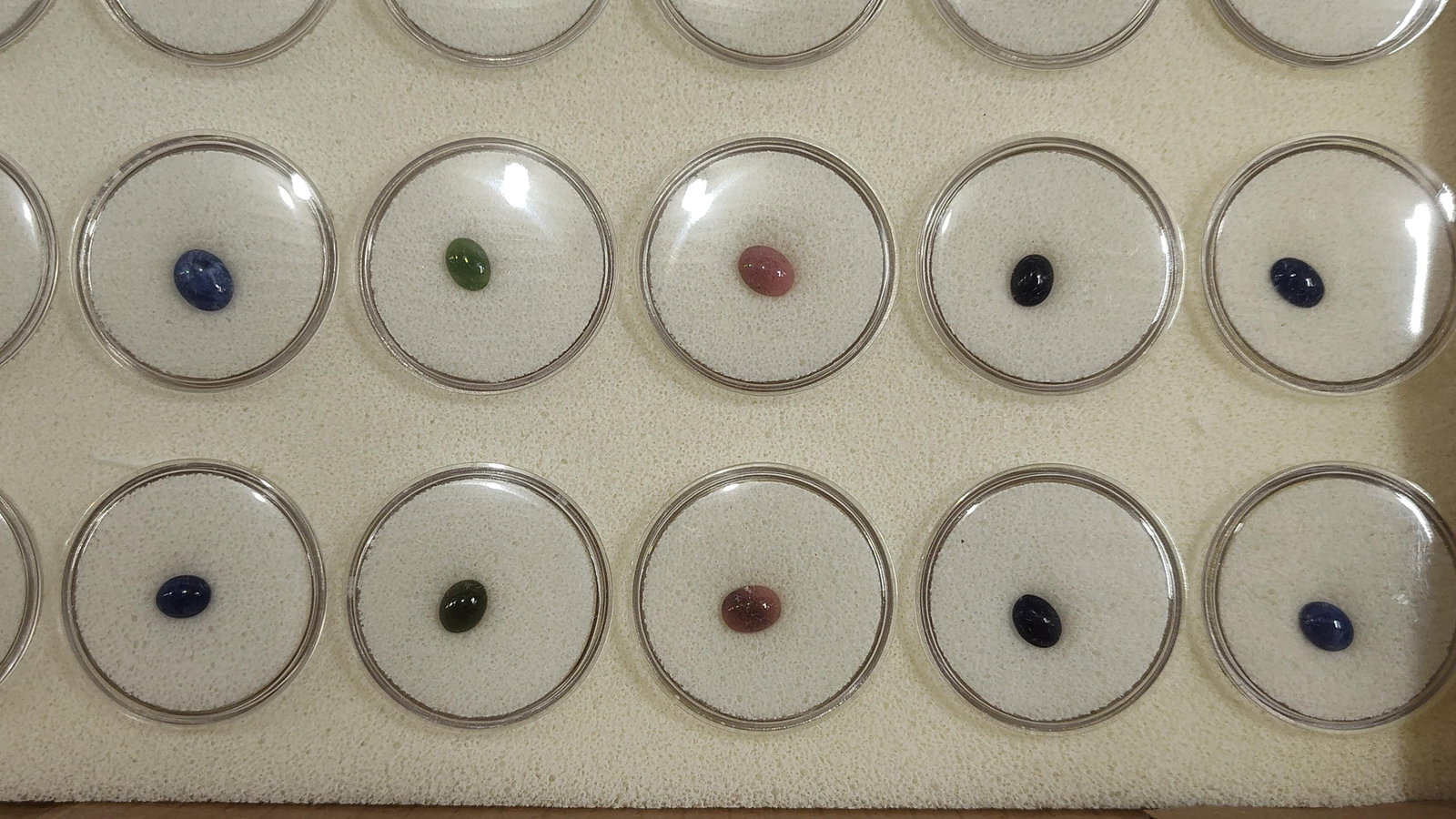 36 Loose Oval Gemstone Cabochons - 5