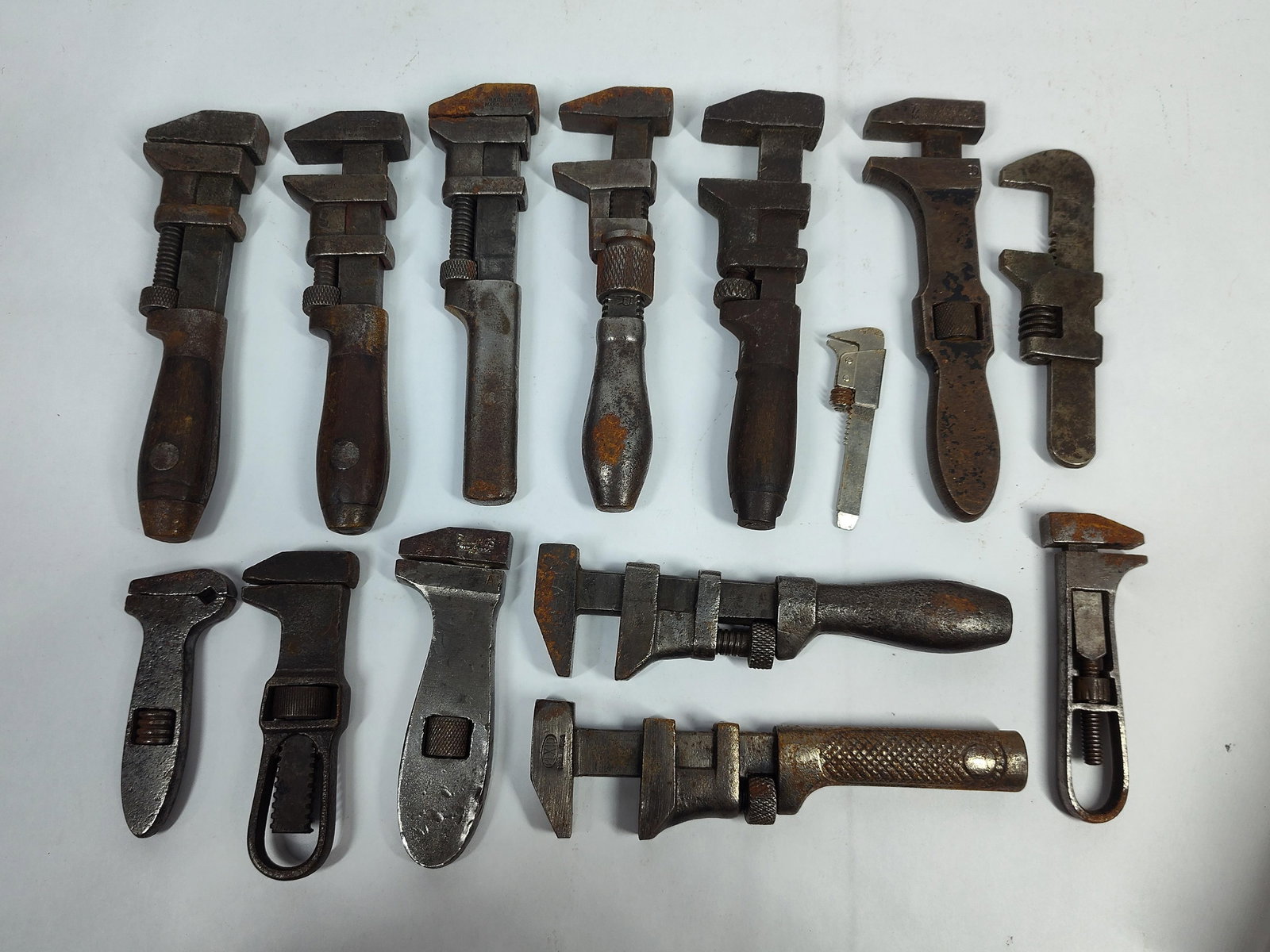 14 Antique andAmerican Adjustable Wrenches Including Coes and Billings and Spencer (1 of 4)