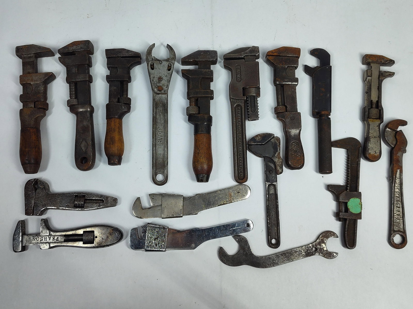 Collection of Fifteenand Antique Adjustable Wrenches and Specialty Automotive Tools (1 of 3)
