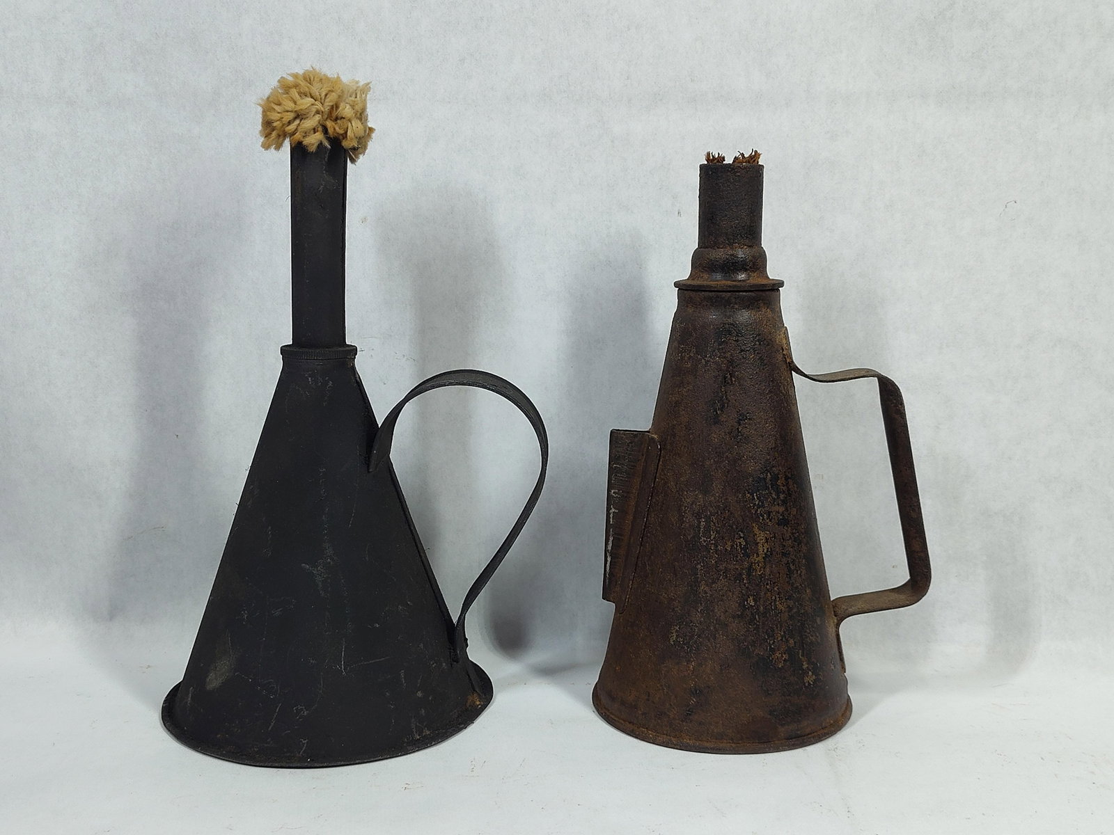 A Pair of Antique Industrial Oil Flare Torches (1 of 2)