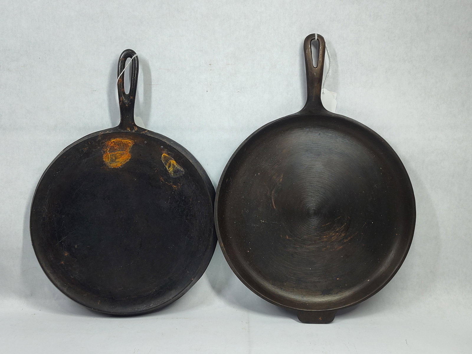 TwoWagner Ware Cast Iron Skillet Griddles (1 of 5)