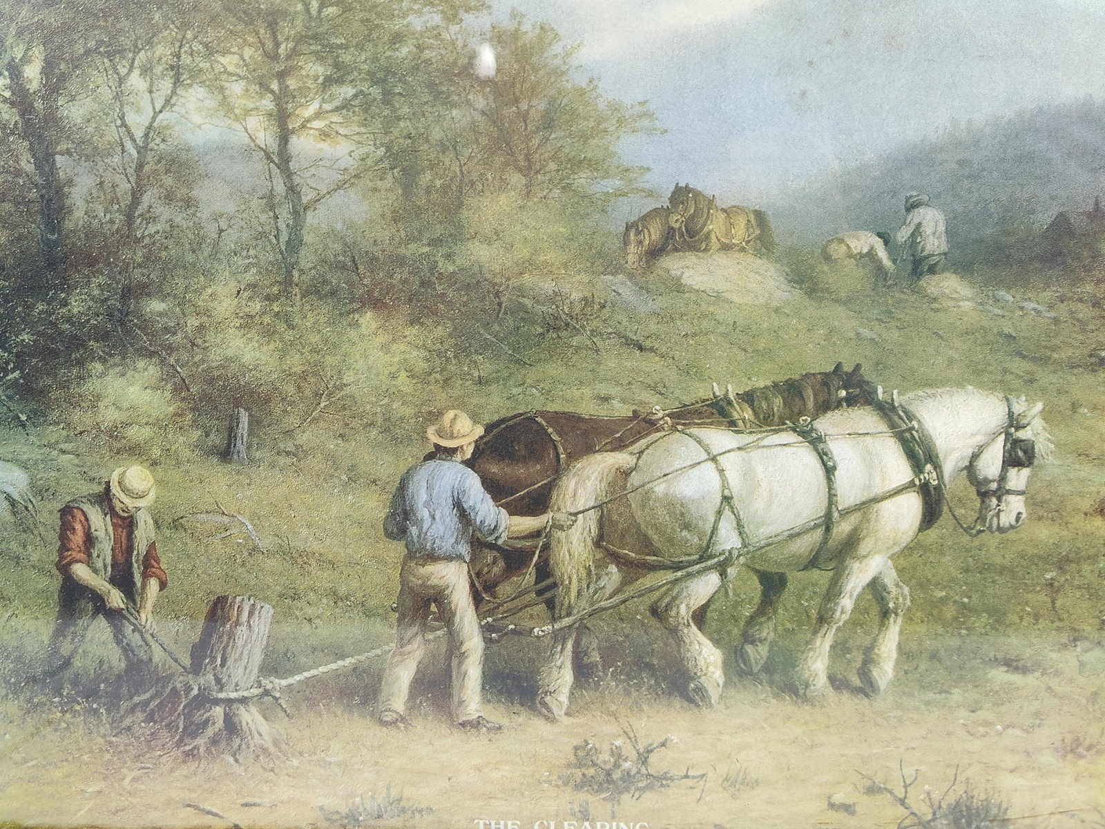 A. Fox, The Clearing Color Lithograph, 1908 - 2