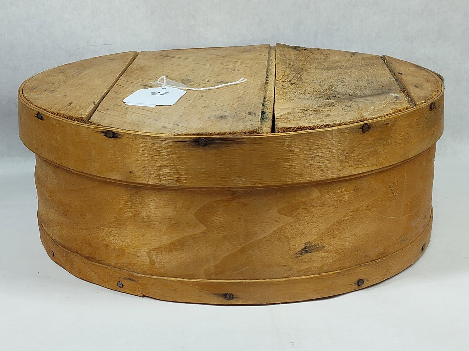 A Pair ofIndustrial Round Bentwood Cheese Boxes (1 of 7)