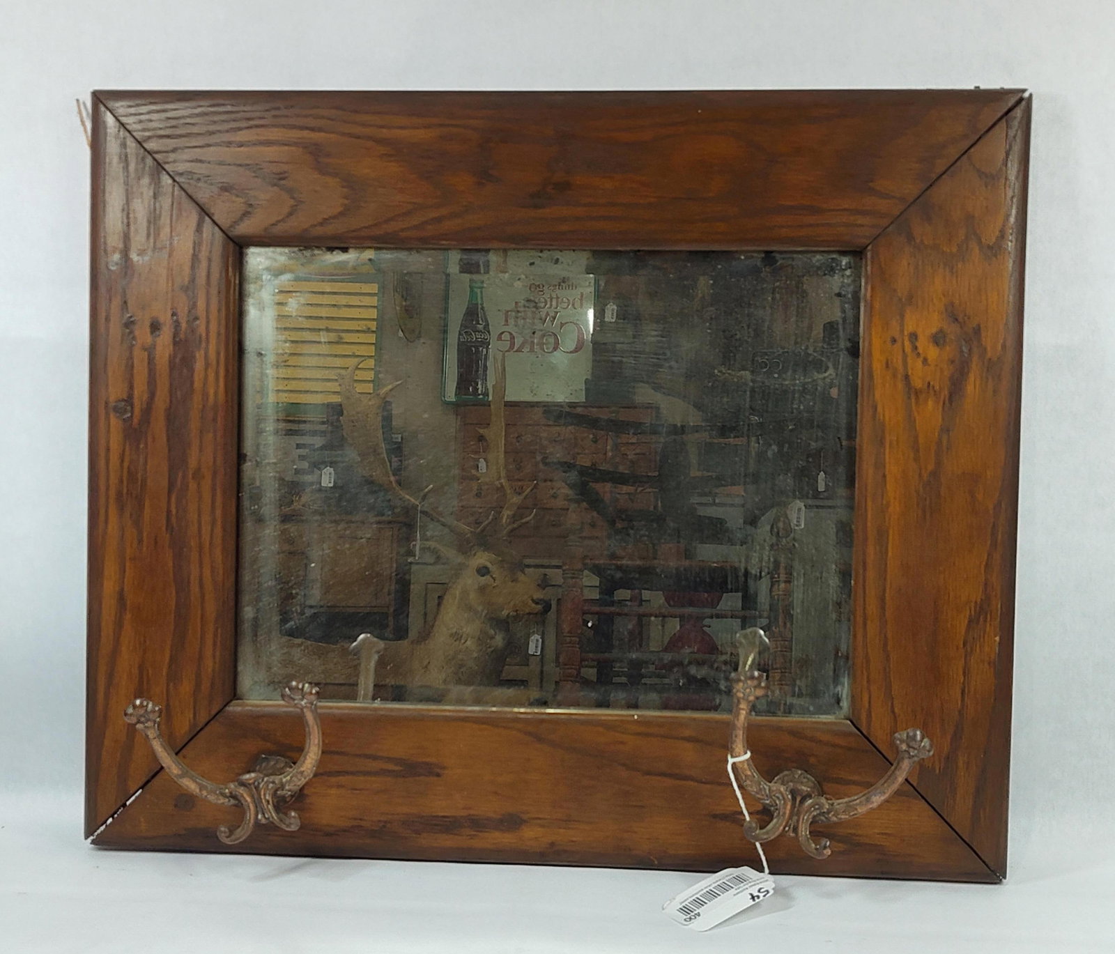 Arts and Crafts Oak Hall Mirror in the Style of Stickley Brothers (1 of 3)