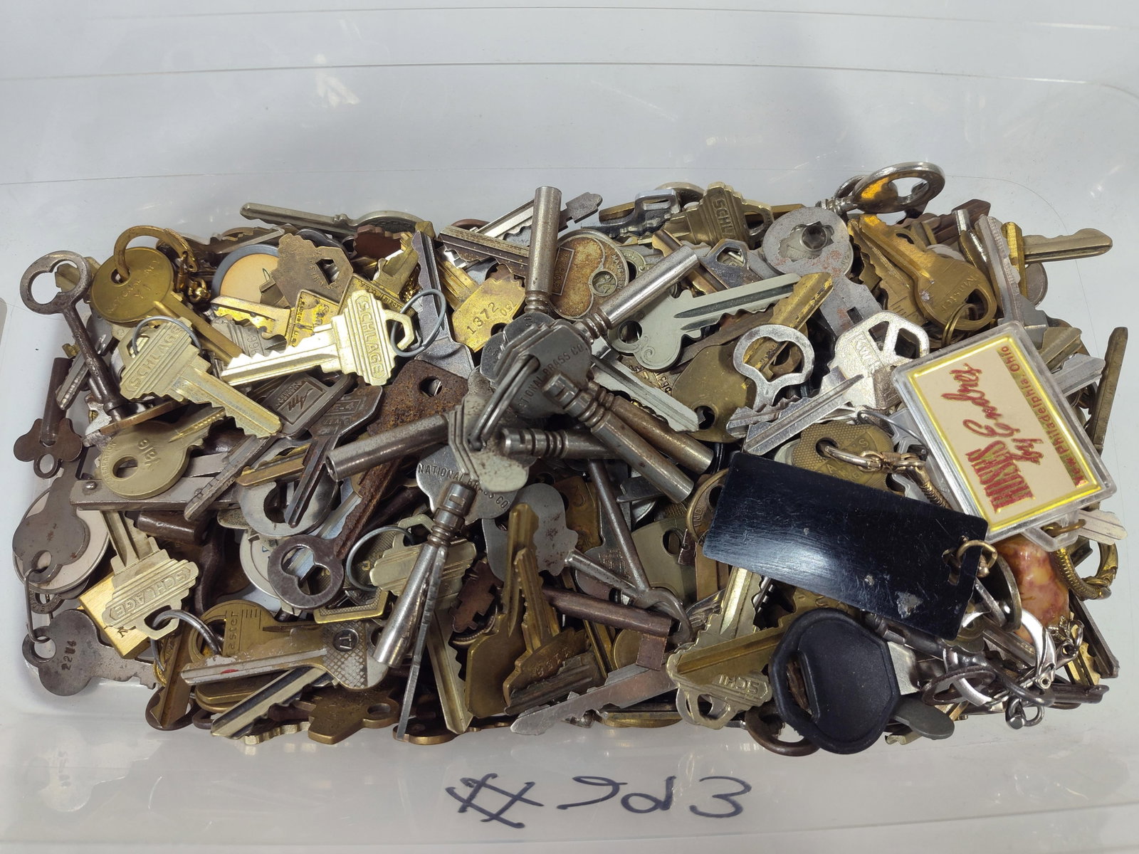 Assortedand Antique Keys Including Skeleton, Automotive, and Advertising Examples (1 of 4)