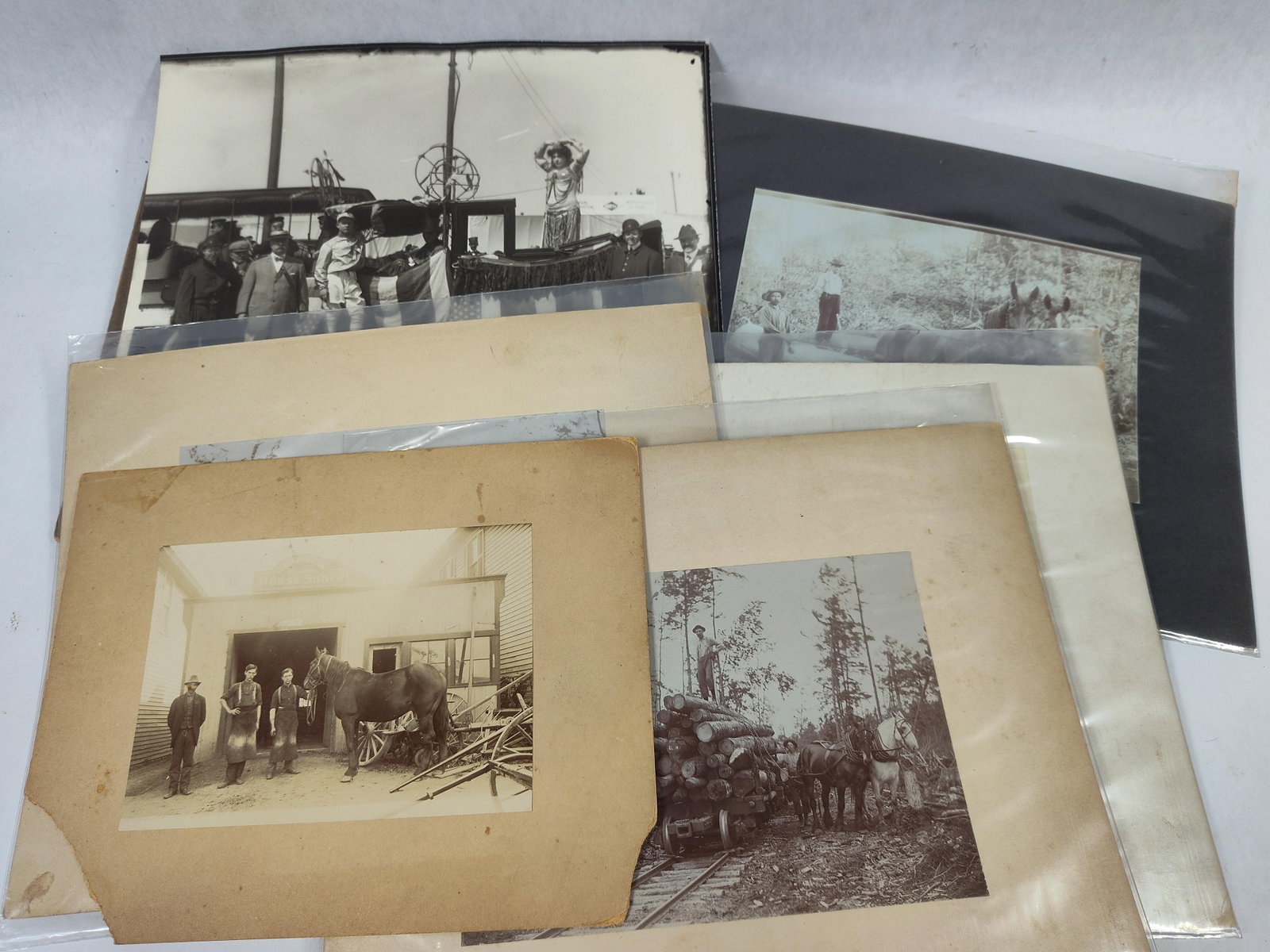 Early 20th Century Vernacular Photographic Prints Depicting Rural Industry and Social History (1 of 2)