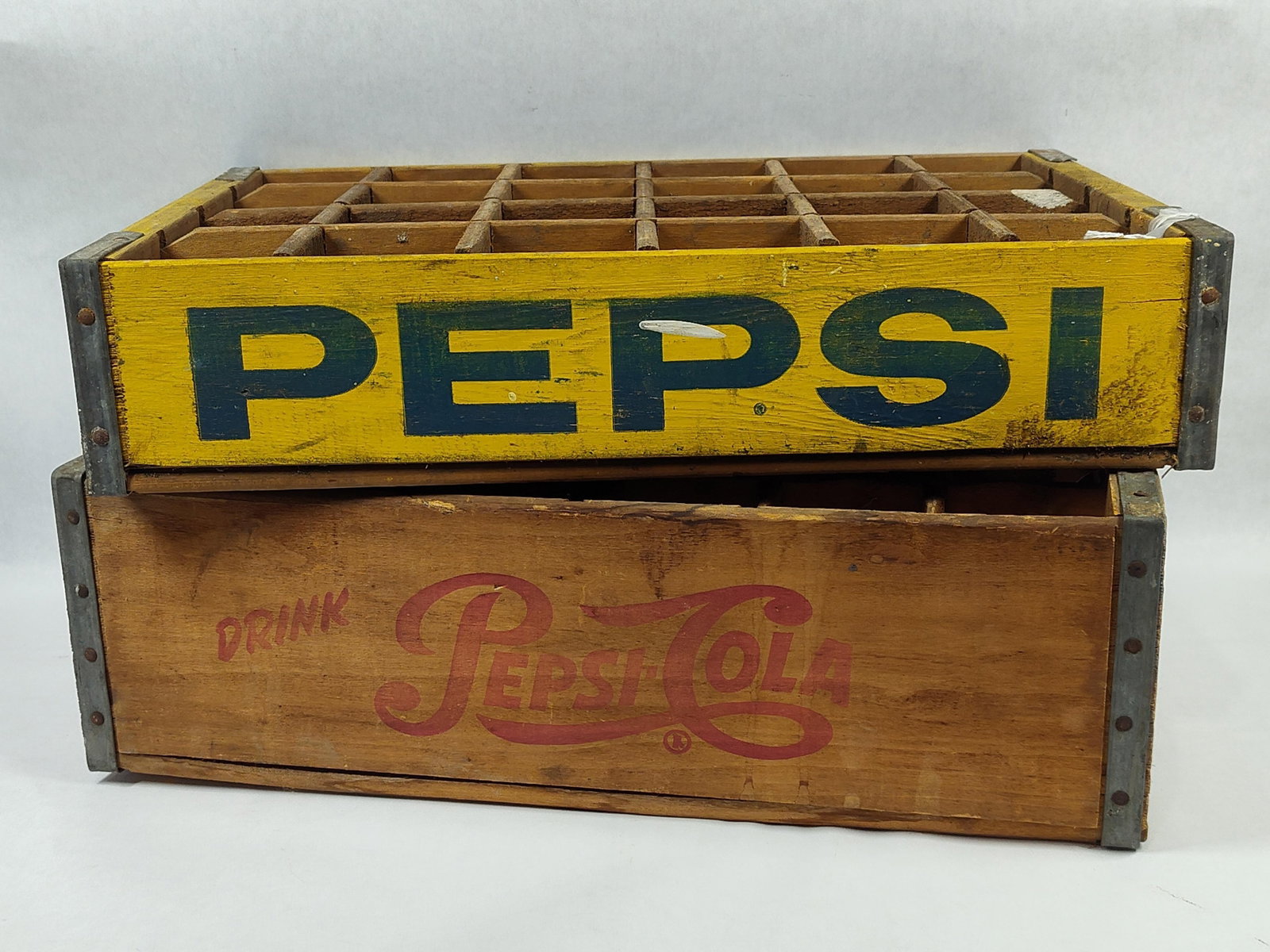 TwoPepsi-Cola Wooden Bottle Crates (1 of 7)