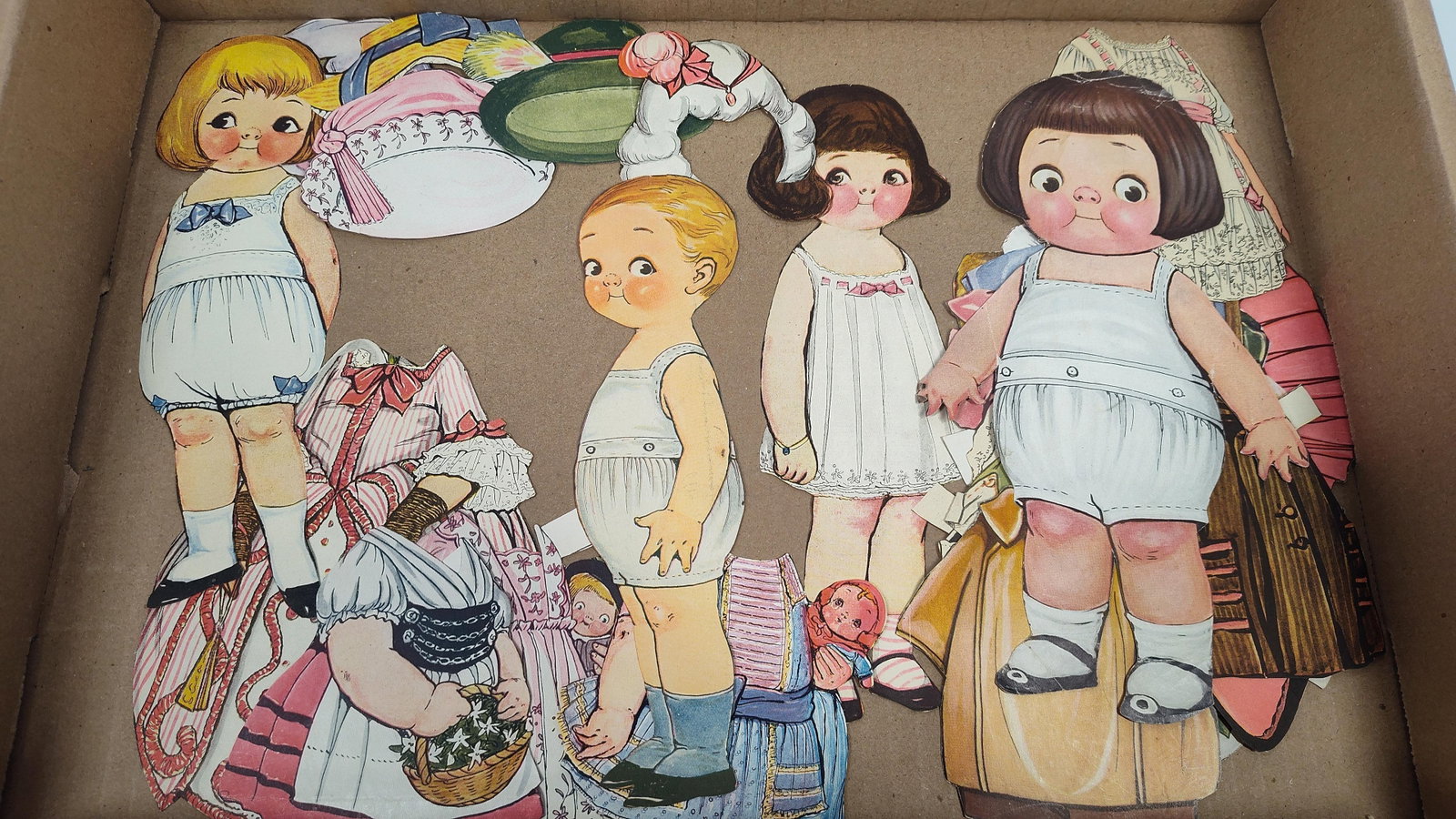Antique Grace Drayton Paper Dolls and Clothing Accessories (1 of 2)
