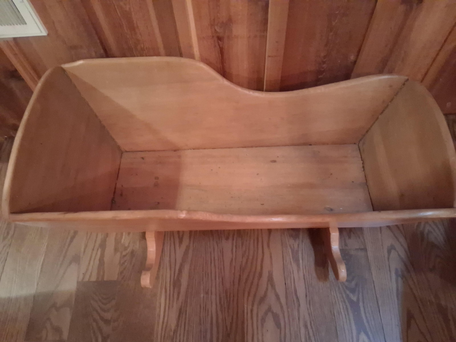 Early American Primitive Pine Sleigh Cradle - 3