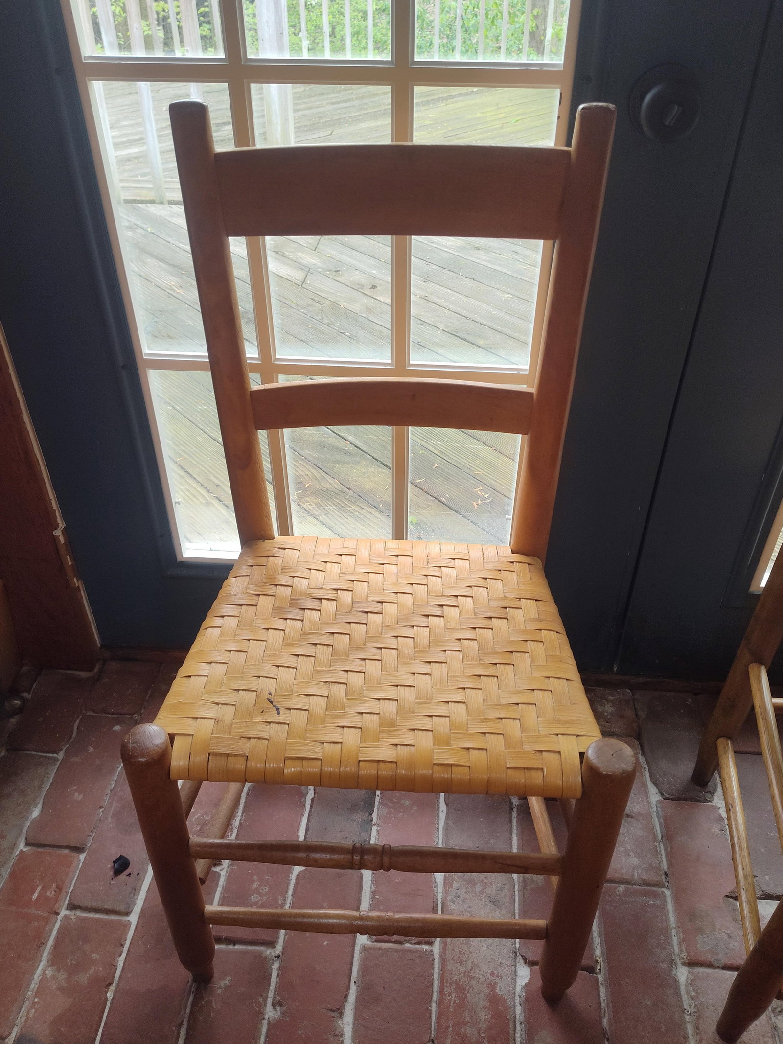 Set 4 Shaker Style Ladder Back Splint Side Chairs - 4