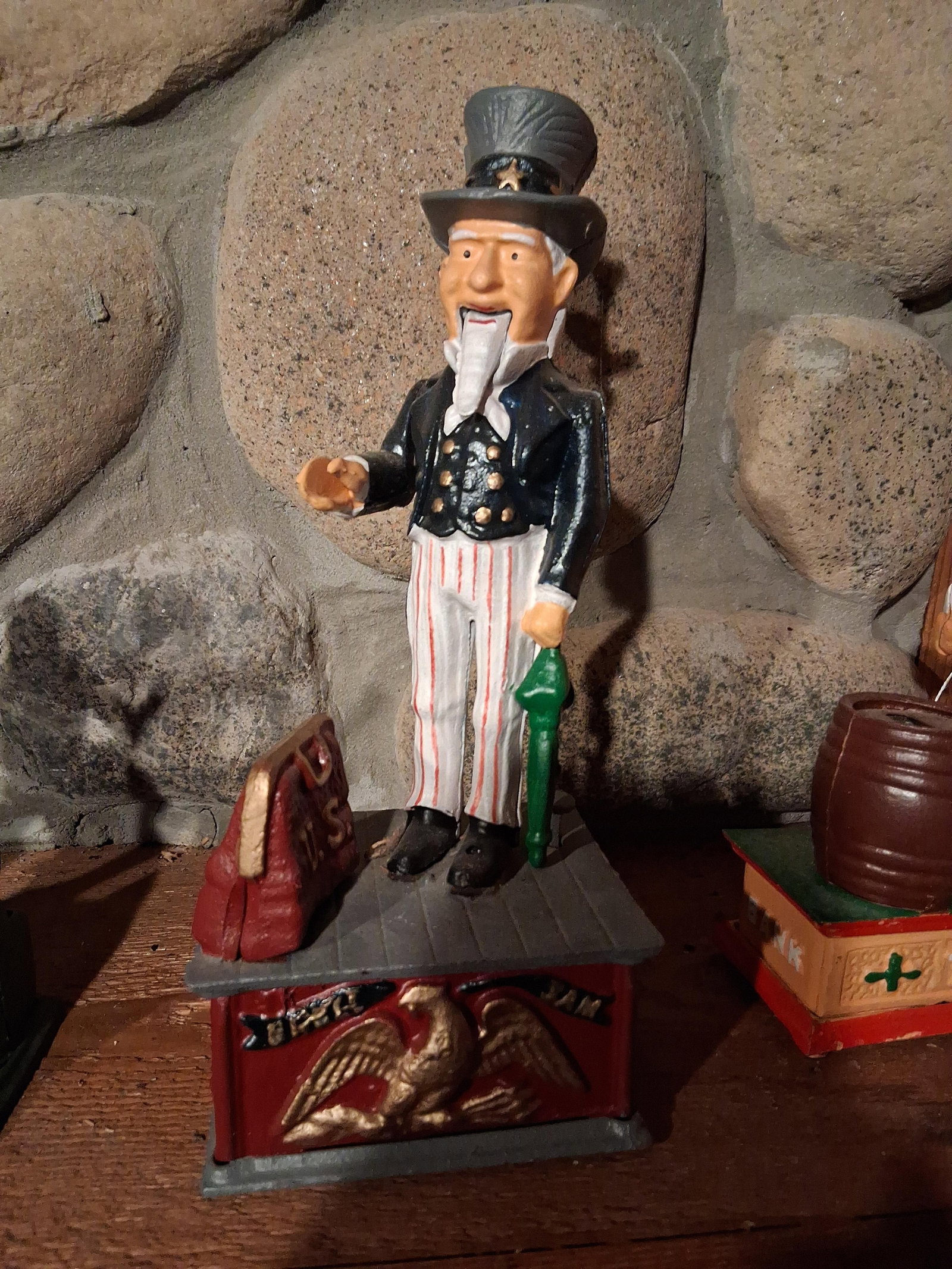 Vintage Uncle Sam Mechanical Bank - 2