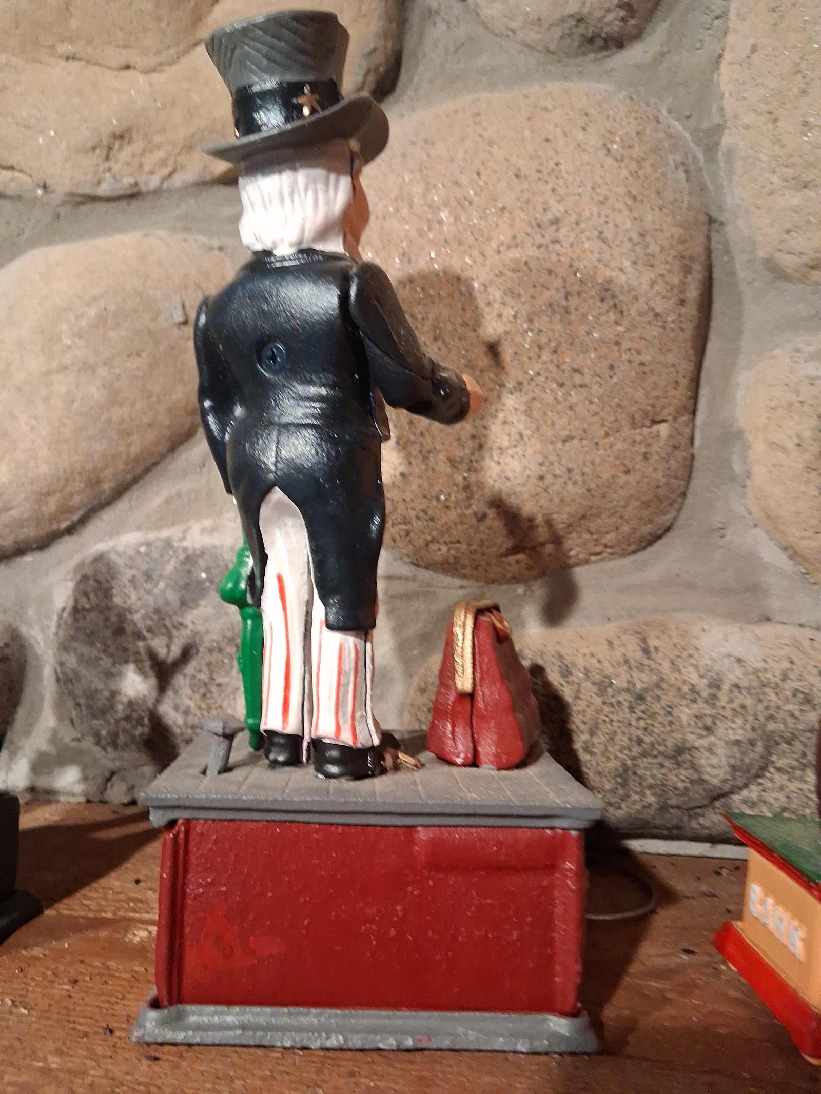 Vintage Uncle Sam Mechanical Bank - 4