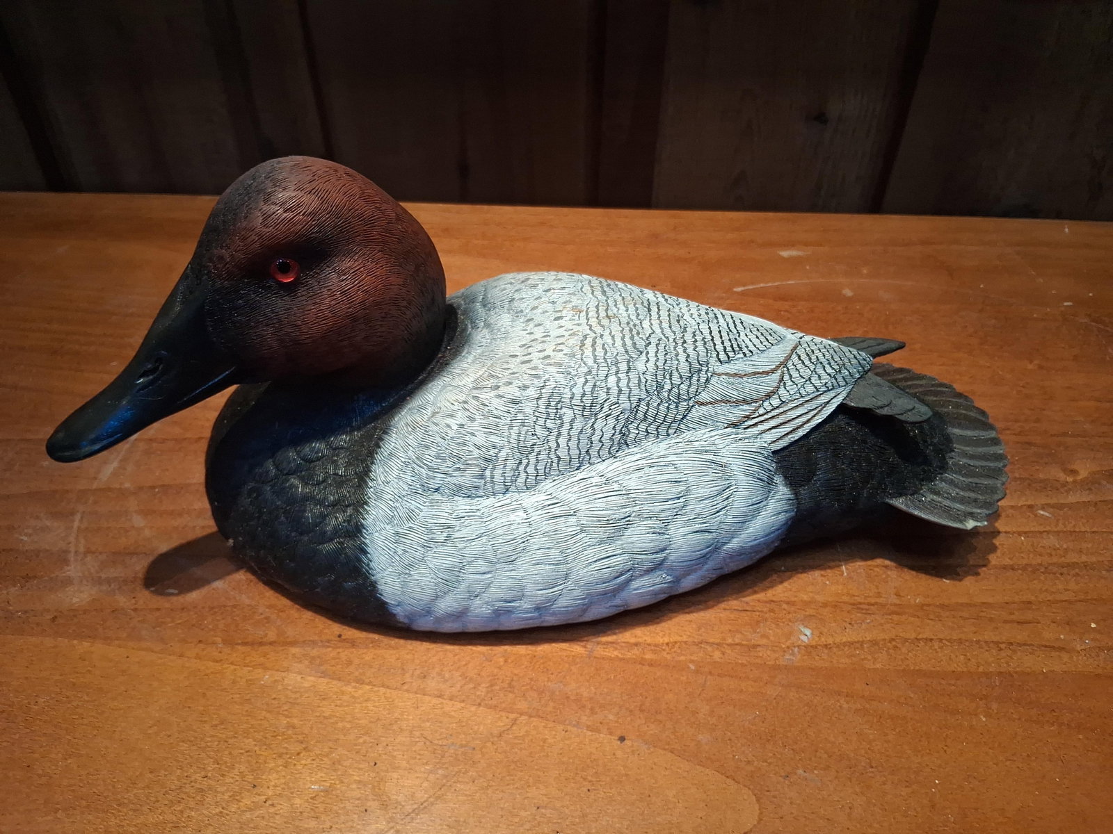 Jules A. Bouillet Canvasback Drake Duck Decoy (1 of 5)