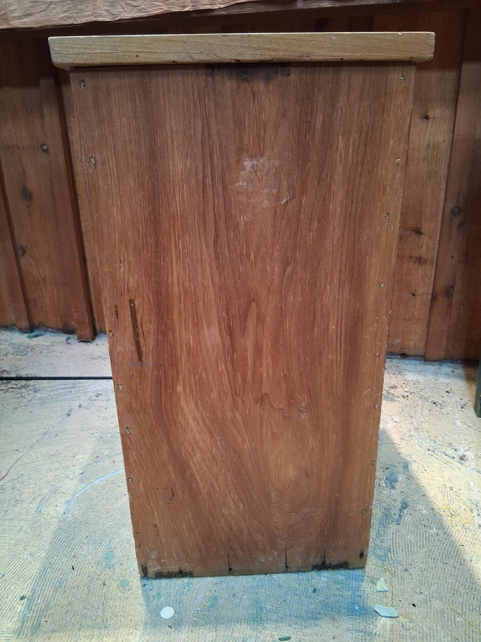 American Primitive Slant Front Pine Storage Bin - 7