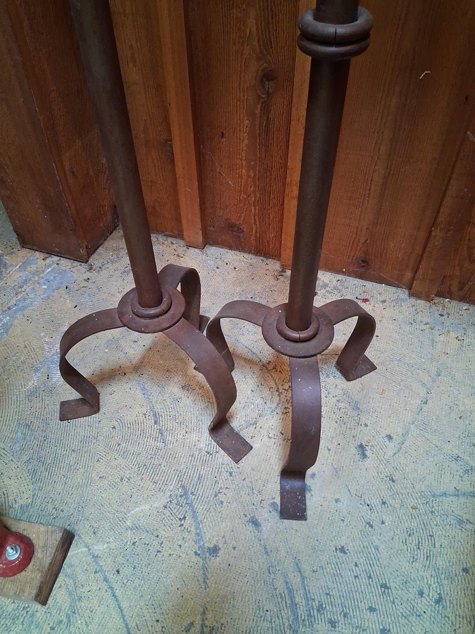 Wrought Iron Candle Stands - 2