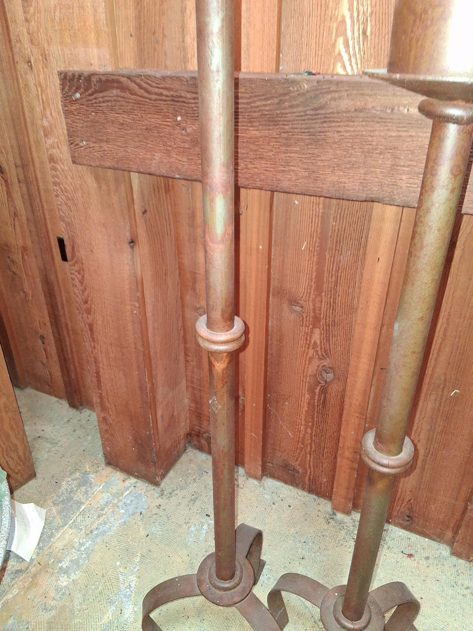 Wrought Iron Candle Stands - 3