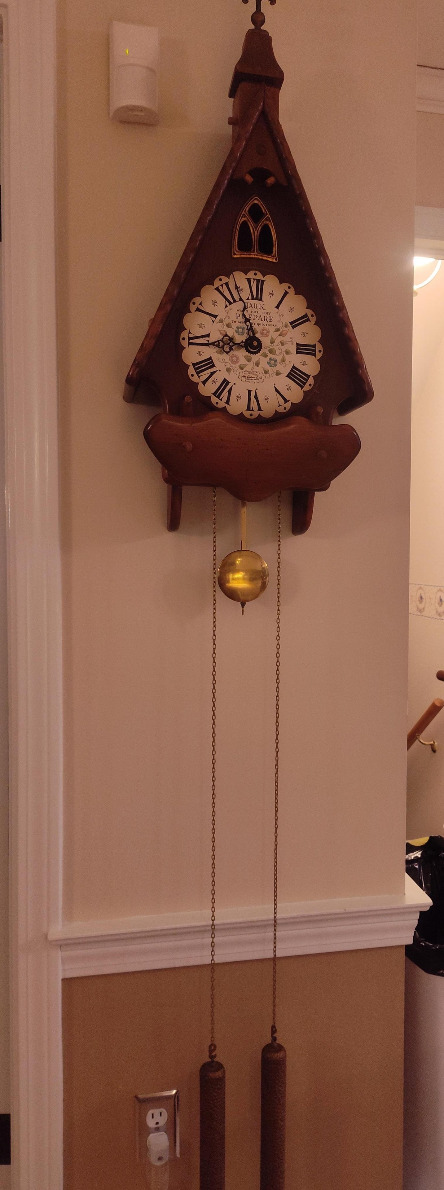 New England Clock Co Steeple Weight Driven Clock (1 of 6)
