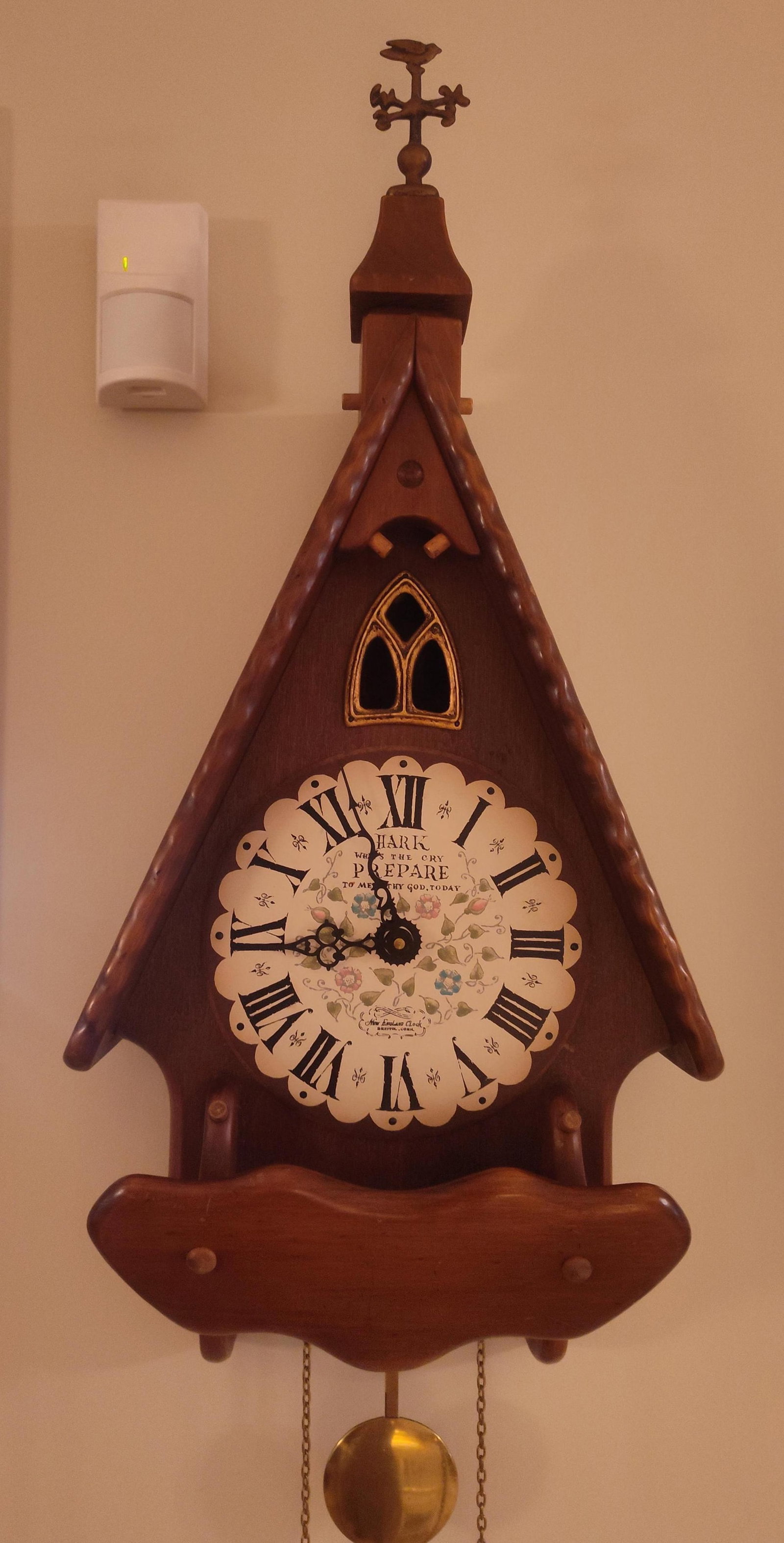 New England Clock Co Steeple Weight Driven Clock - 2